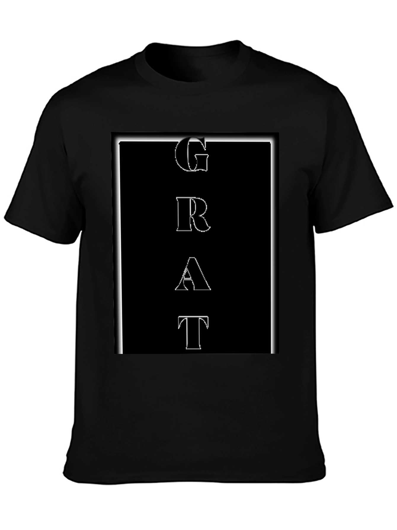 GRAT Black Graphic T-Shirt