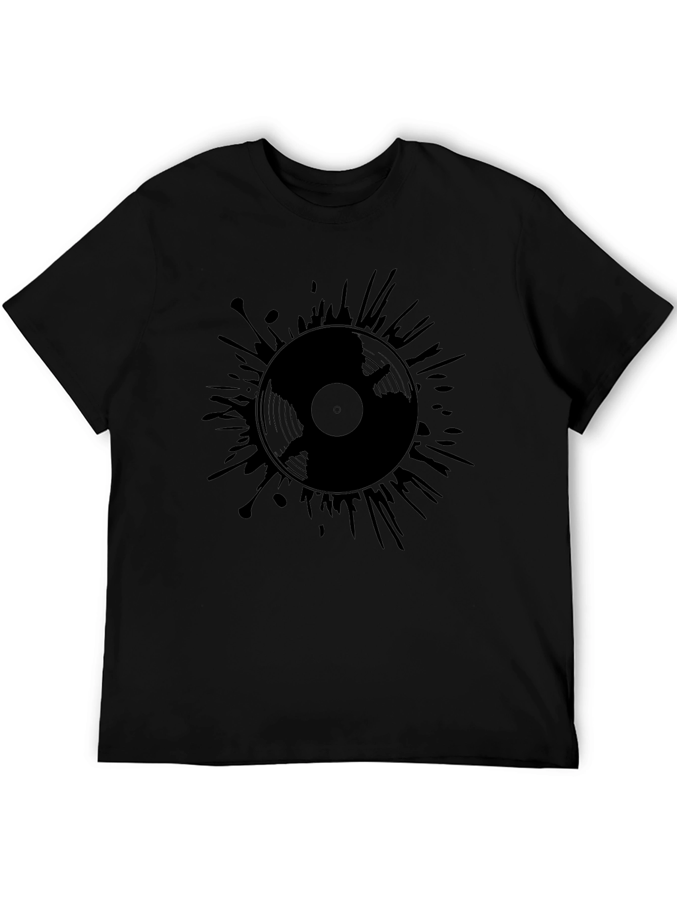 Vinyl Record Graphic T-Shirt