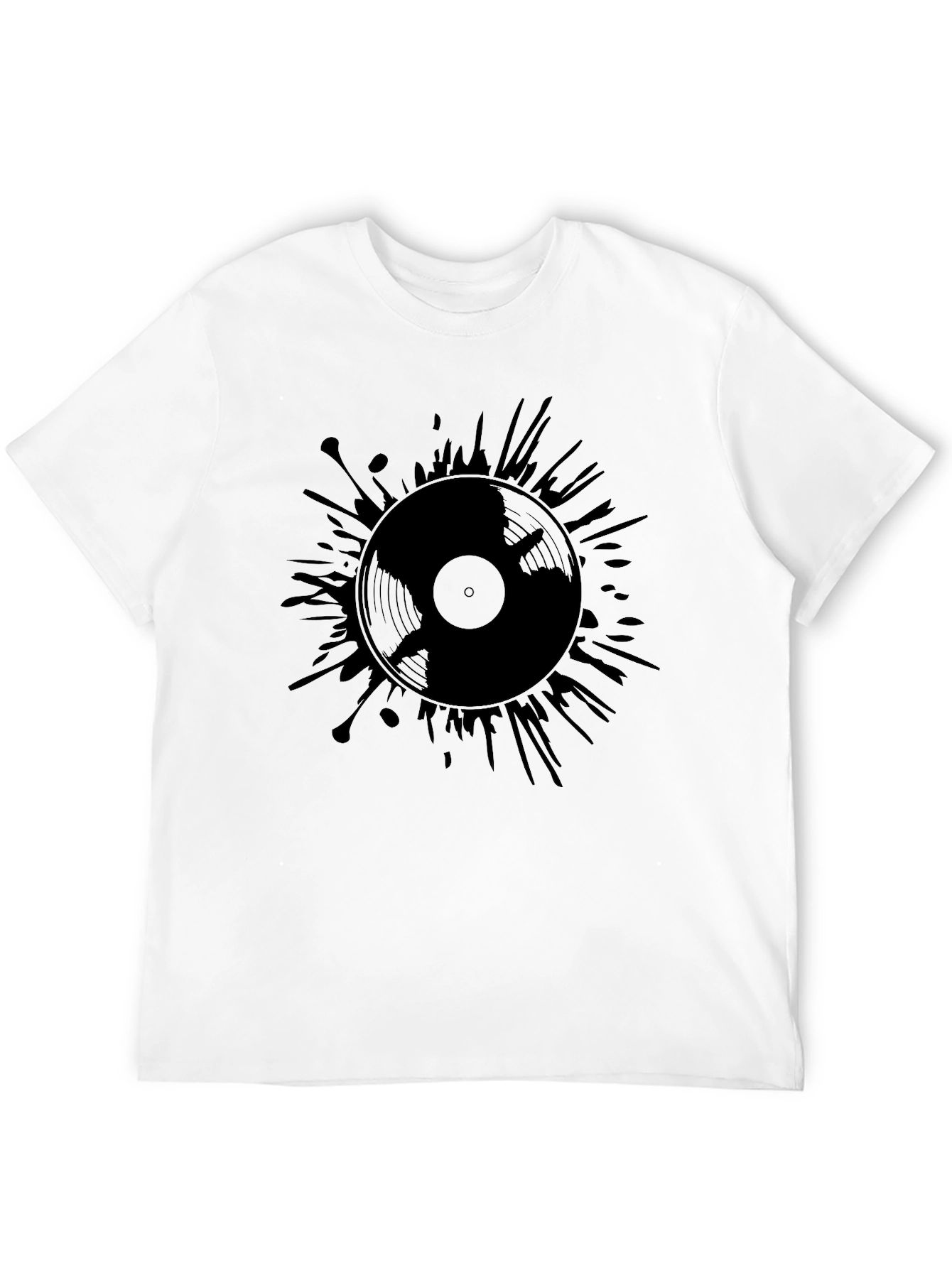 Vinyl Record Graphic T-Shirt