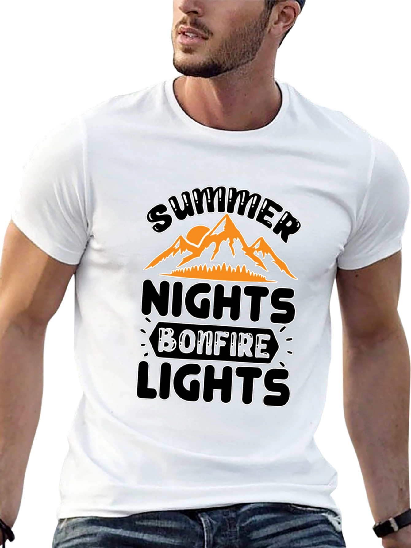Summer Nights Bonfire Lights T-Shirt