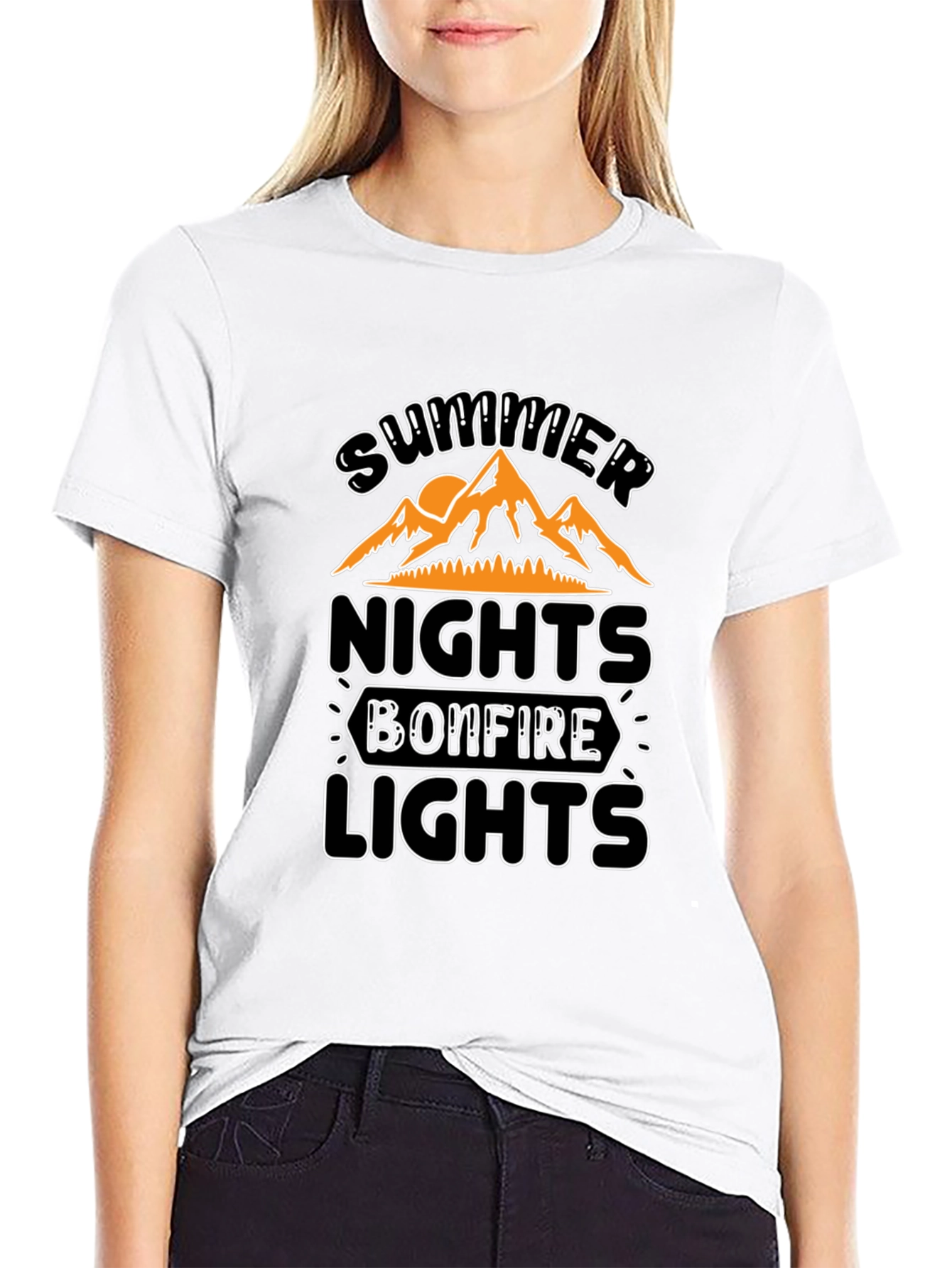 Summer Nights Bonfire Lights T-Shirt