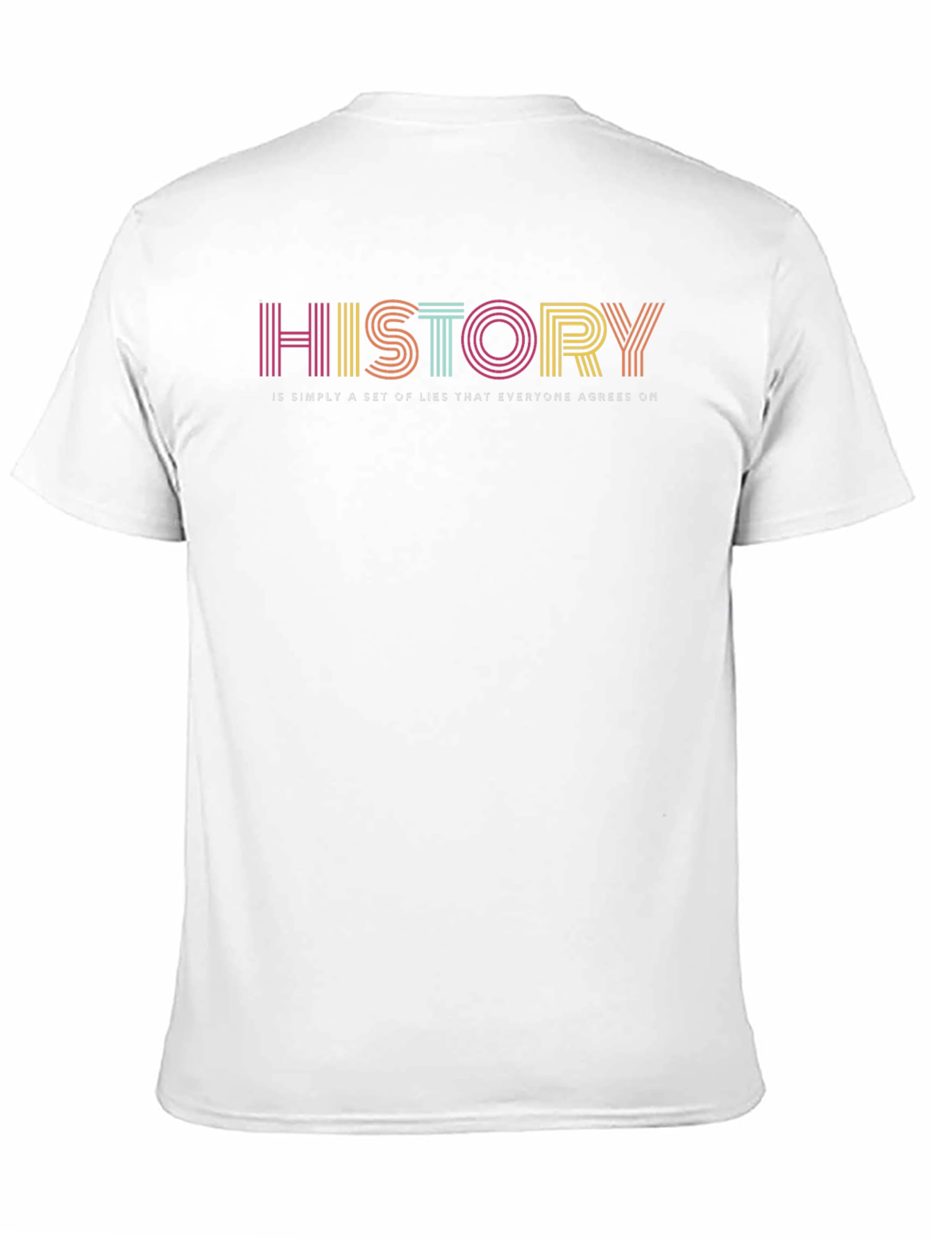 History Lies Retro Graphic T-Shirt