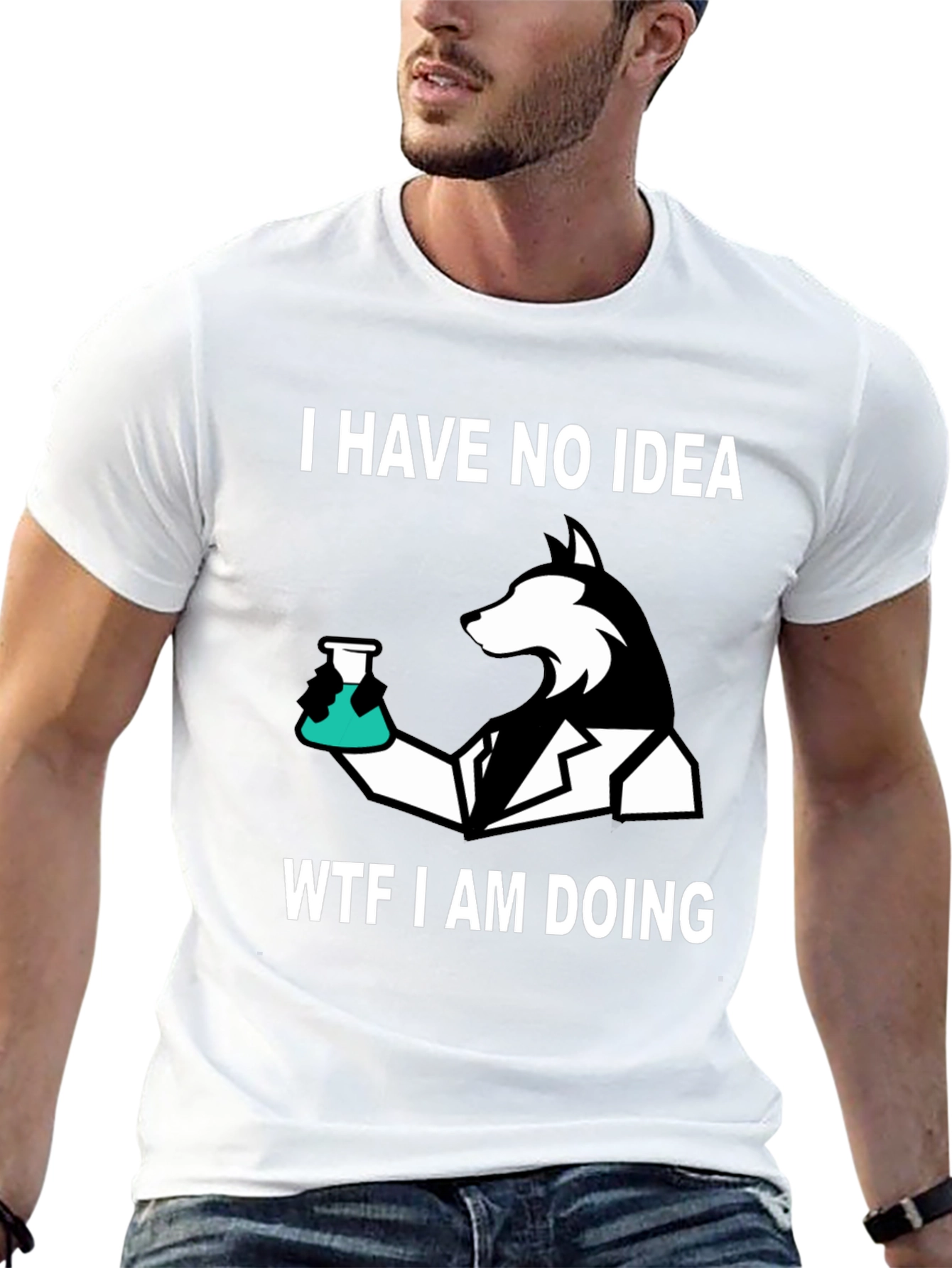 I Have No Idea Dog T-Shirt
