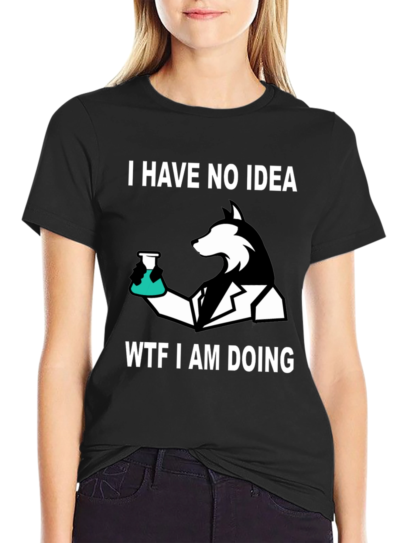 I Have No Idea Dog T-Shirt