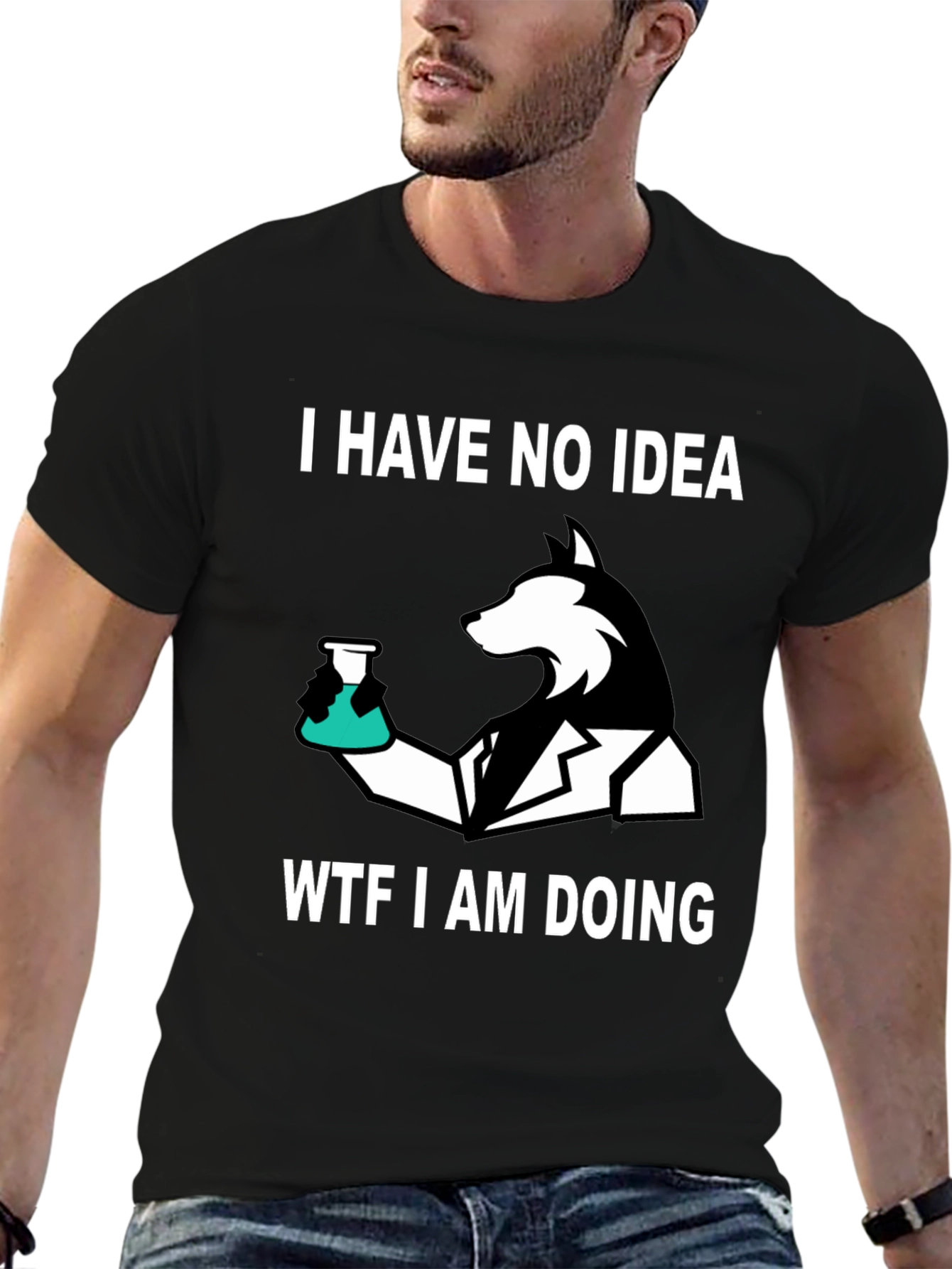 I Have No Idea Dog T-Shirt