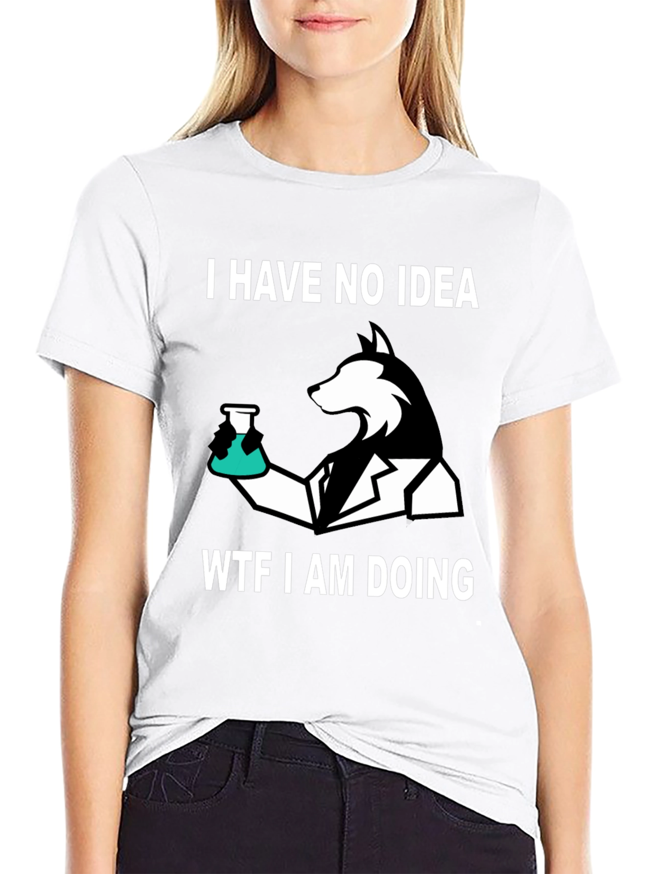 I Have No Idea Dog T-Shirt