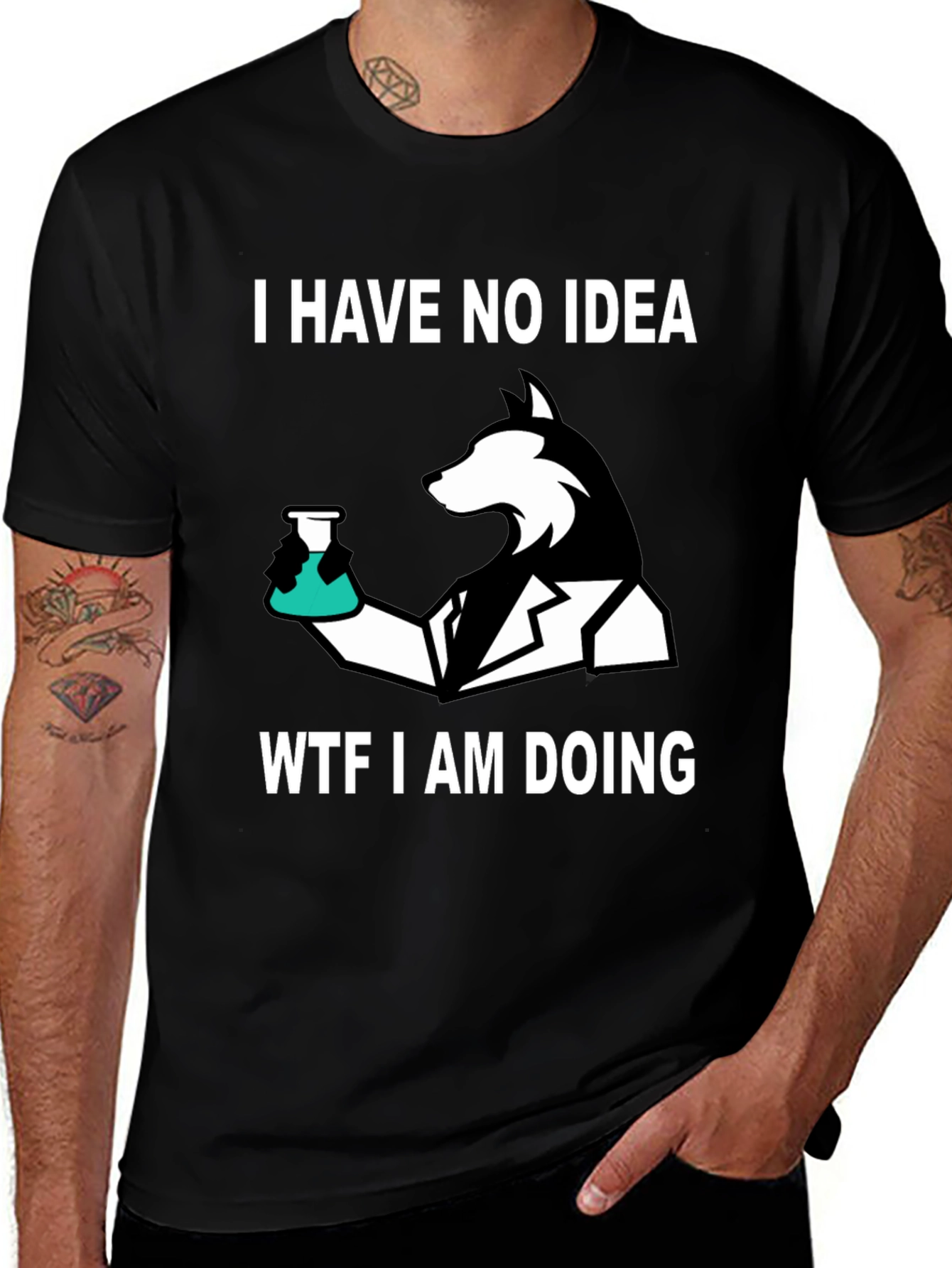 I Have No Idea Dog T-Shirt