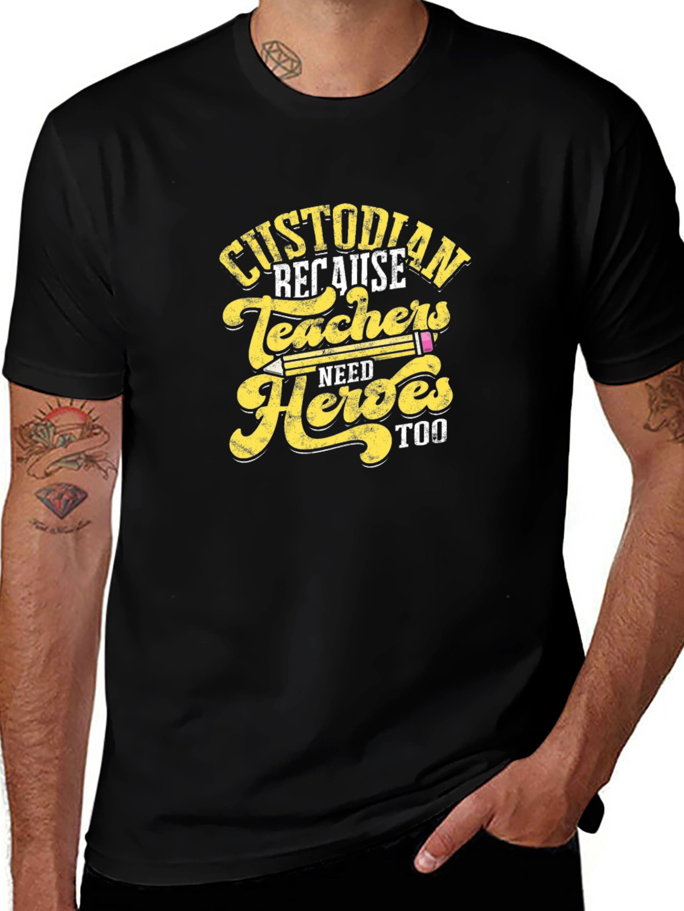 Custodian Hero T-Shirt - Teacher Support