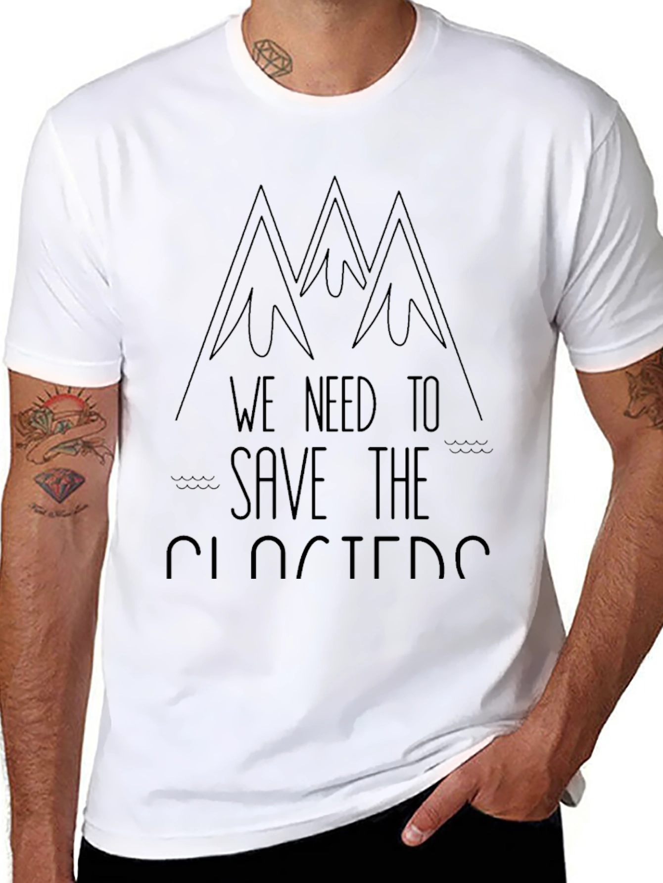 Save the Oysters Graphic Tee