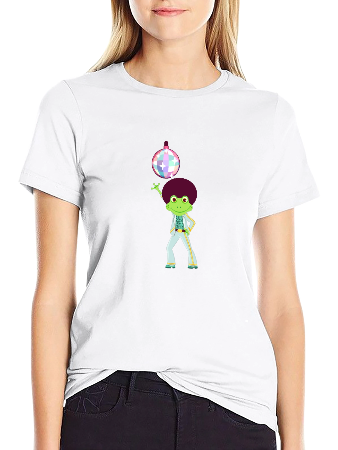 Groovy Frog Disco T-Shirt - Retro Style