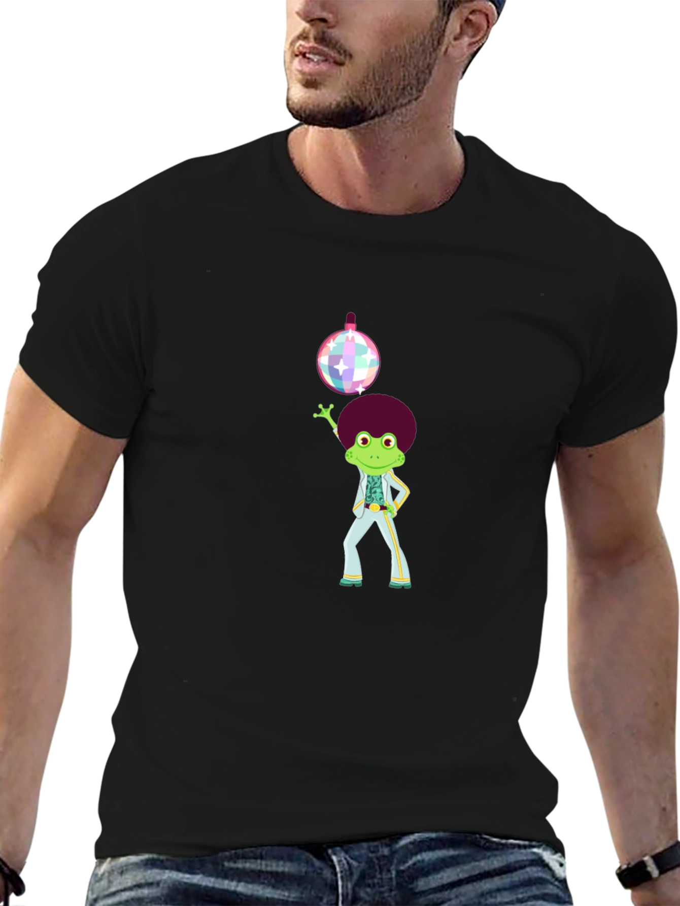 Groovy Frog Disco T-Shirt - Retro Style
