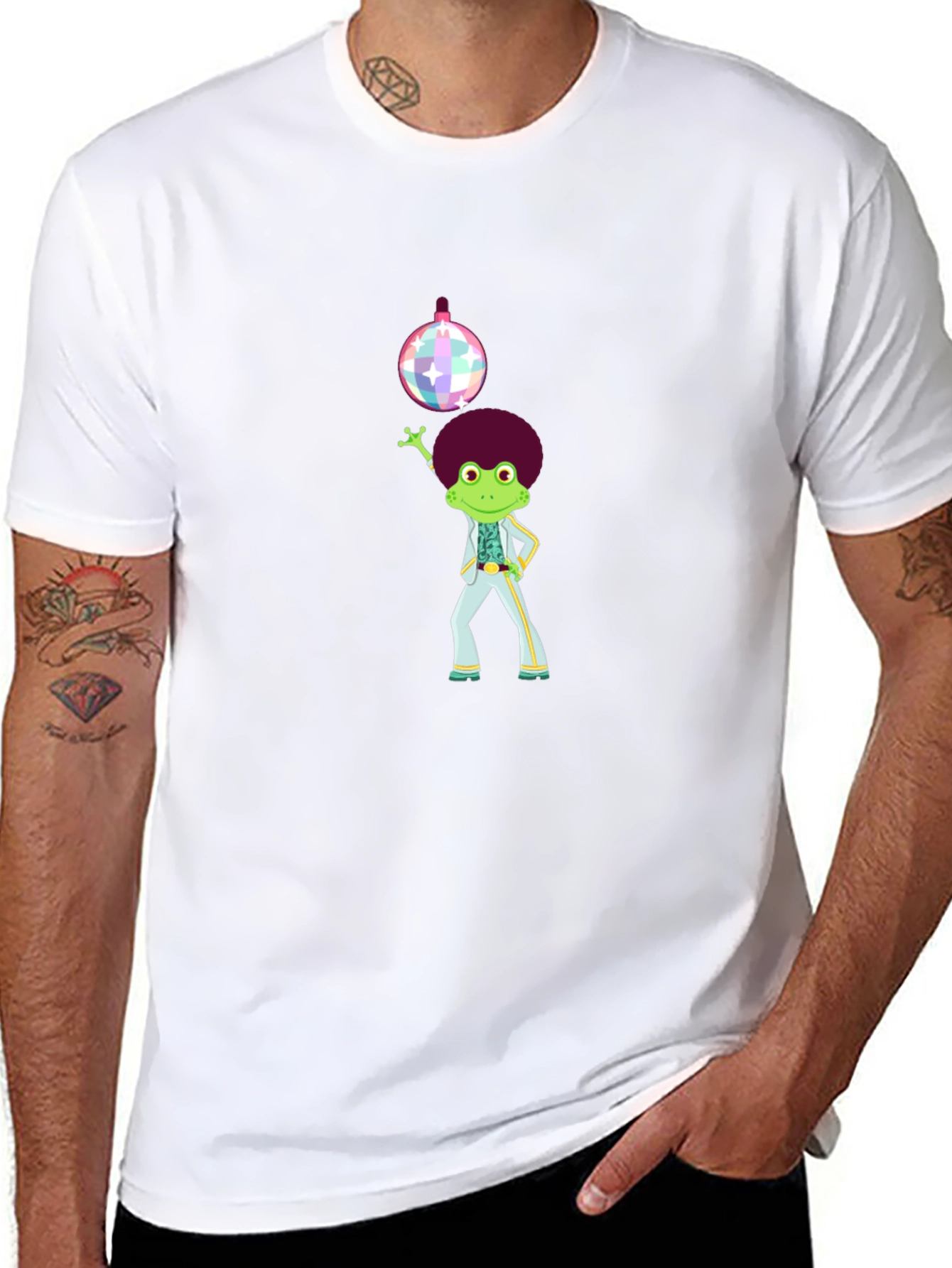 Groovy Frog Disco T-Shirt - Retro Style