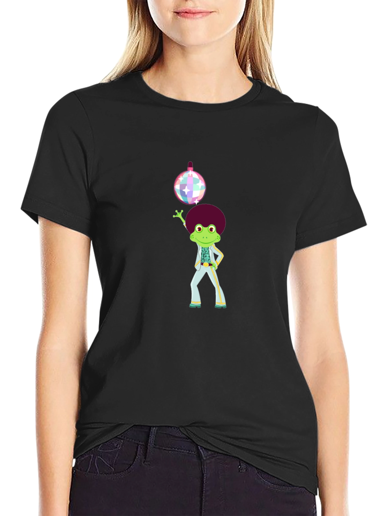 Groovy Frog Disco T-Shirt - Retro Style