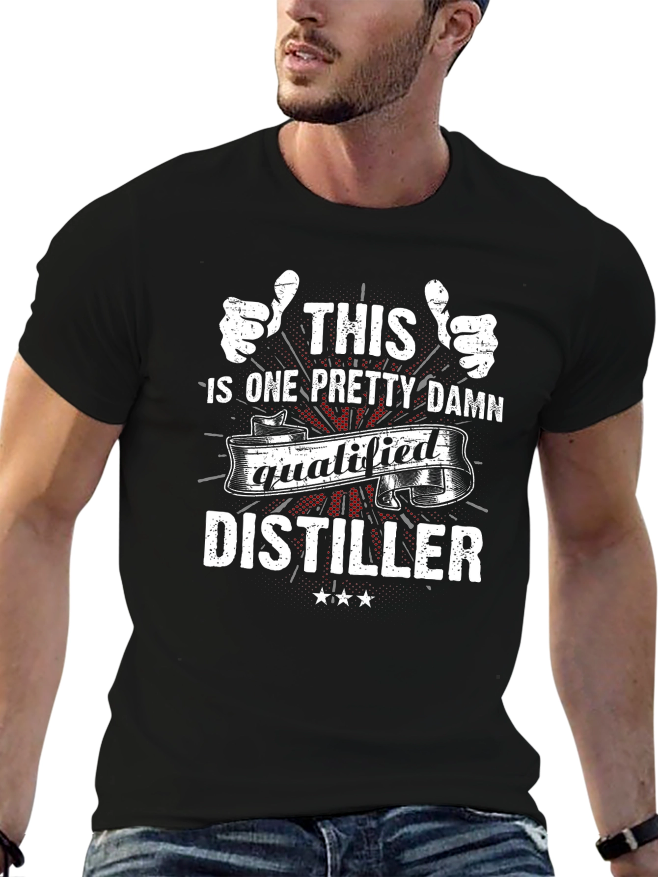 Qualified Distiller Graphic T-Shirt