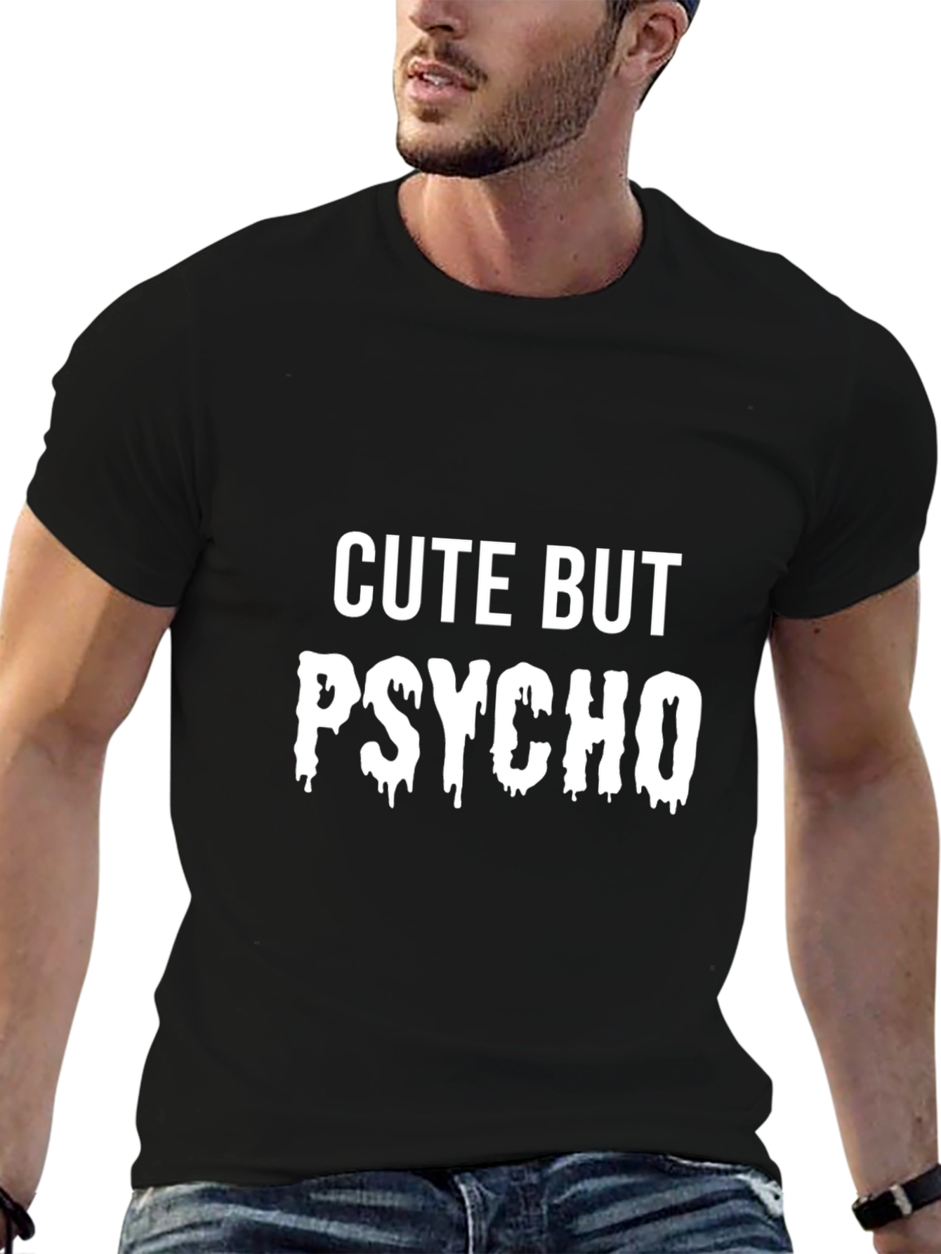 Cute But Psycho Mens Graphic Tee