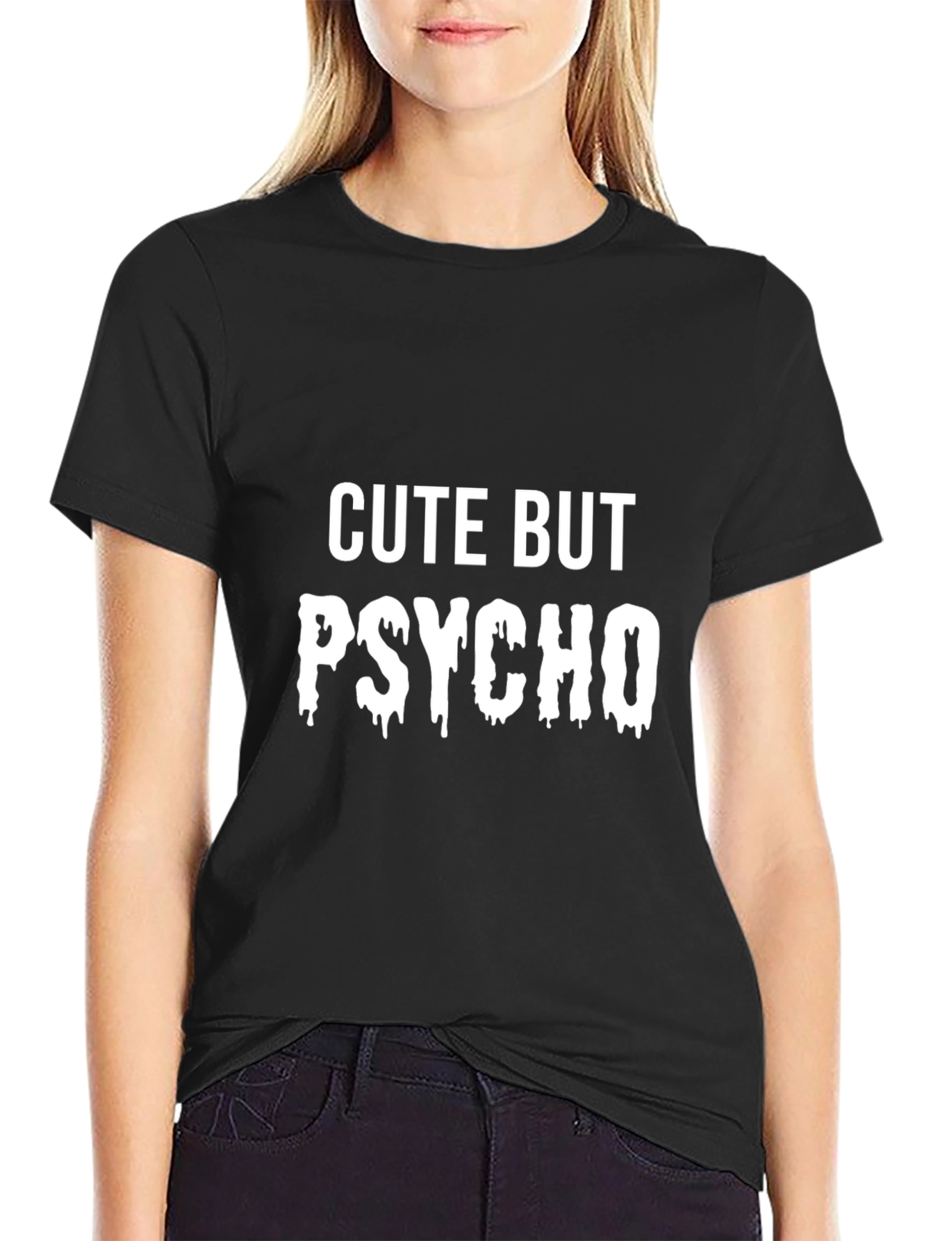Cute But Psycho Mens Graphic Tee