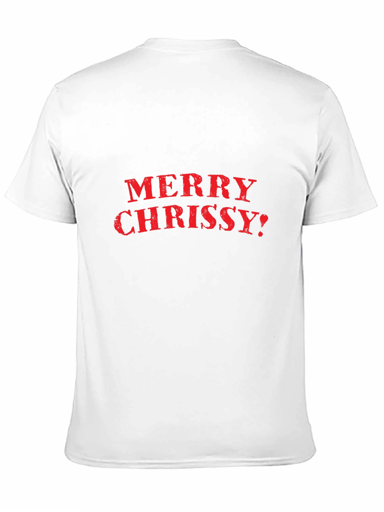 Merry Chrissy? Black Graphic T-Shirt
