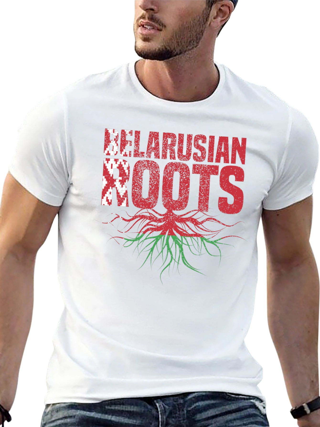 Belarusian Roots T-Shirt - Black