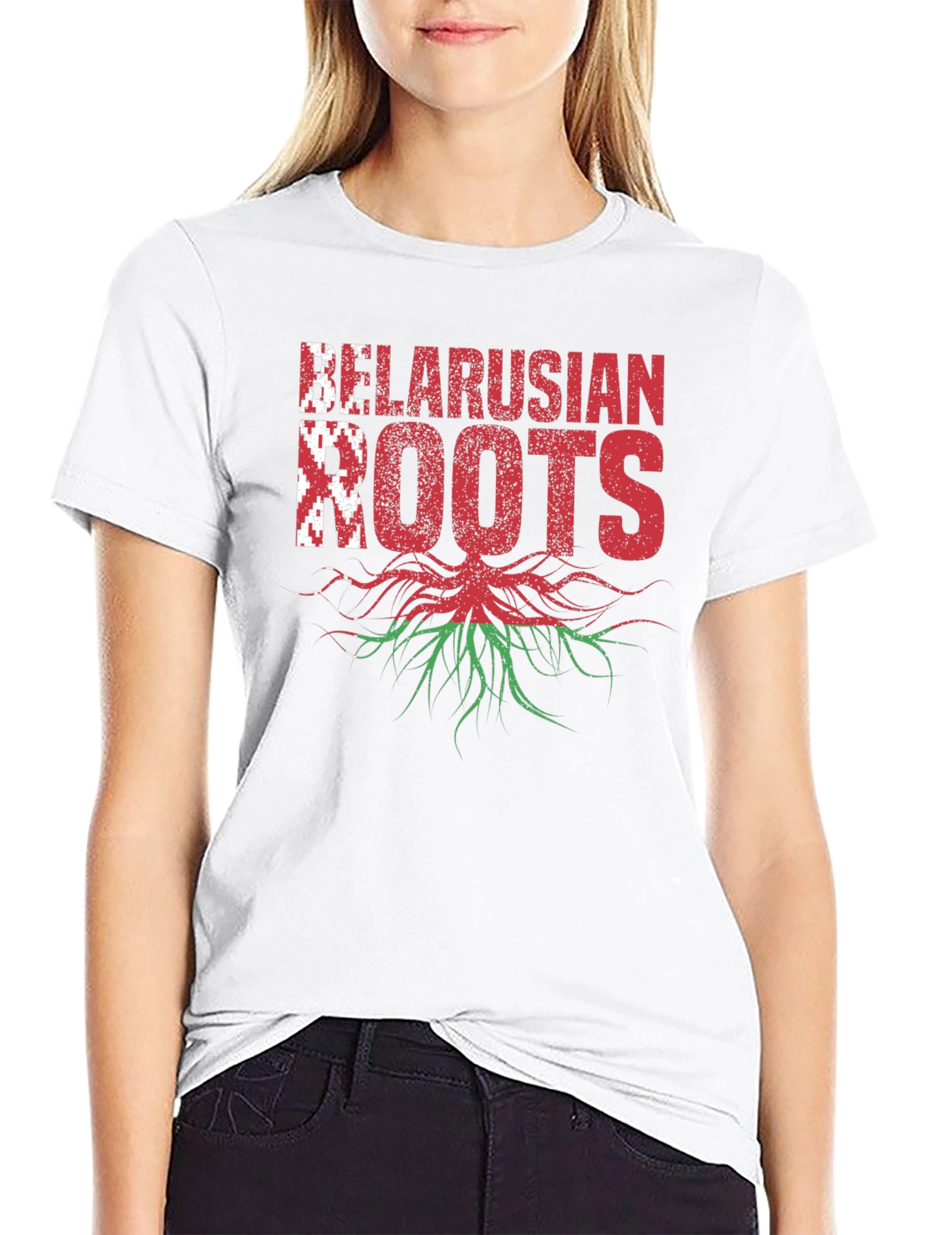 Belarusian Roots T-Shirt - Black