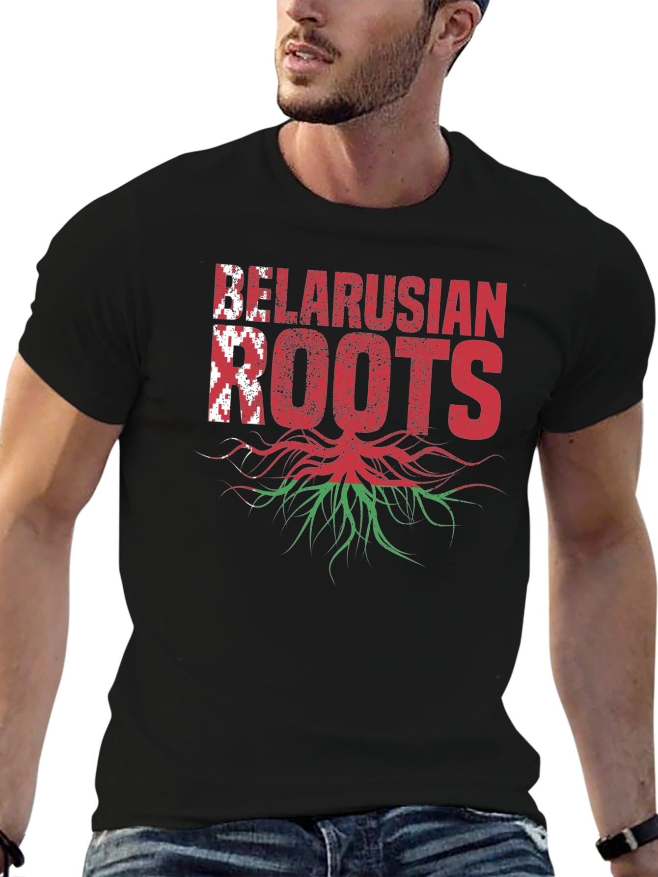 Belarusian Roots T-Shirt - Black