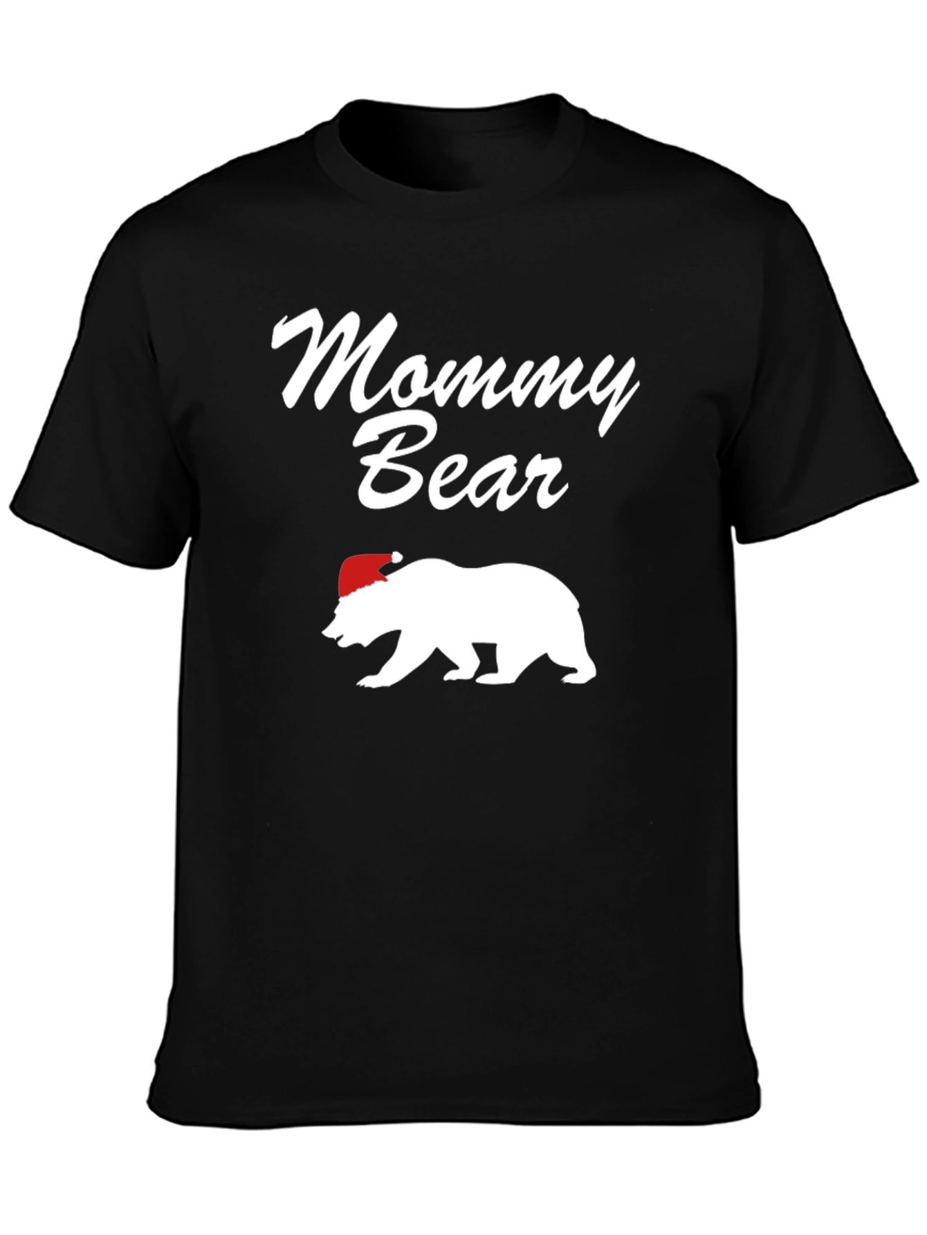 Mommy Bear Christmas T-Shirt - Holiday Family Matching Tee