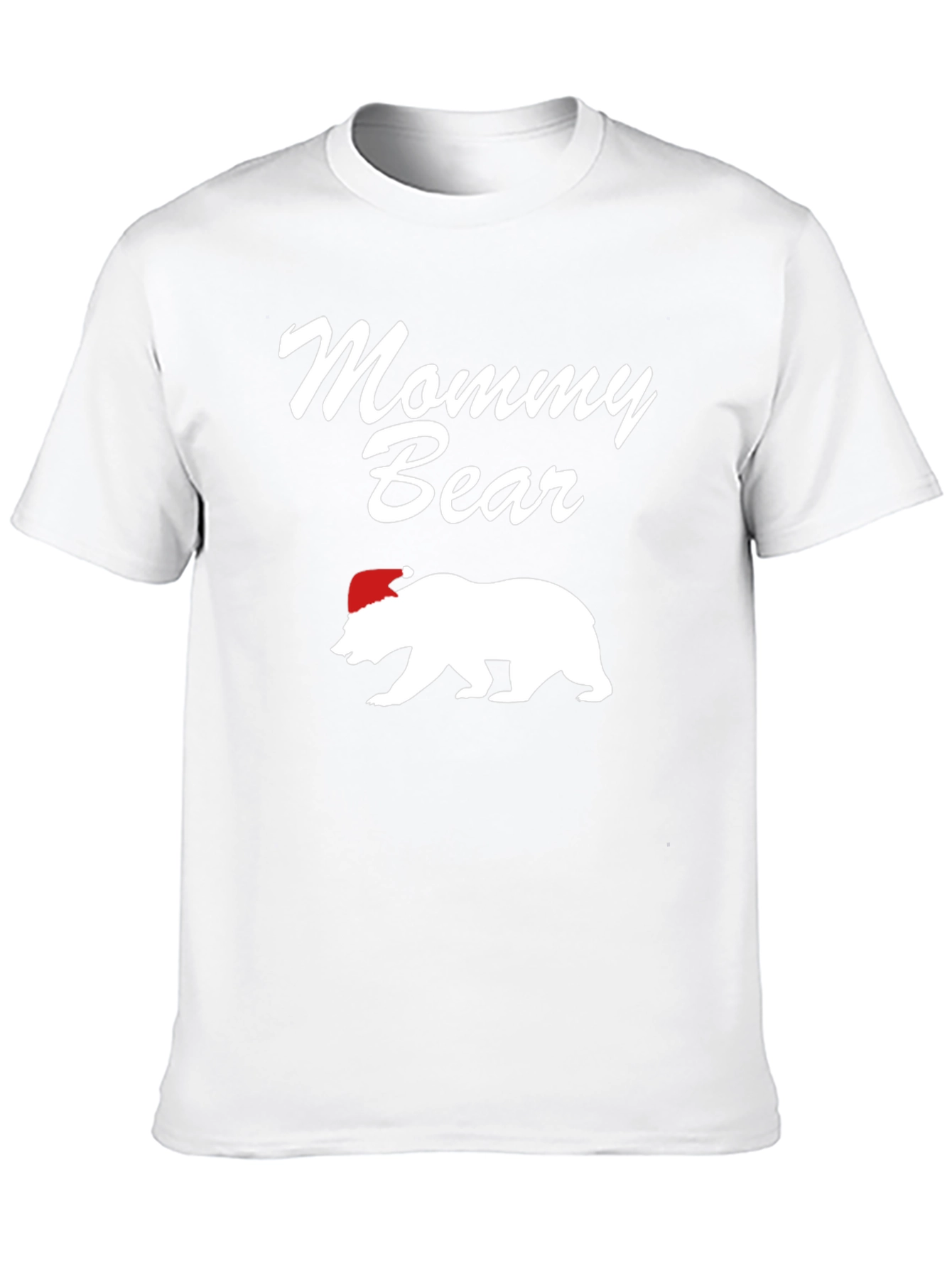 Mommy Bear Christmas T-Shirt - Holiday Family Matching Tee