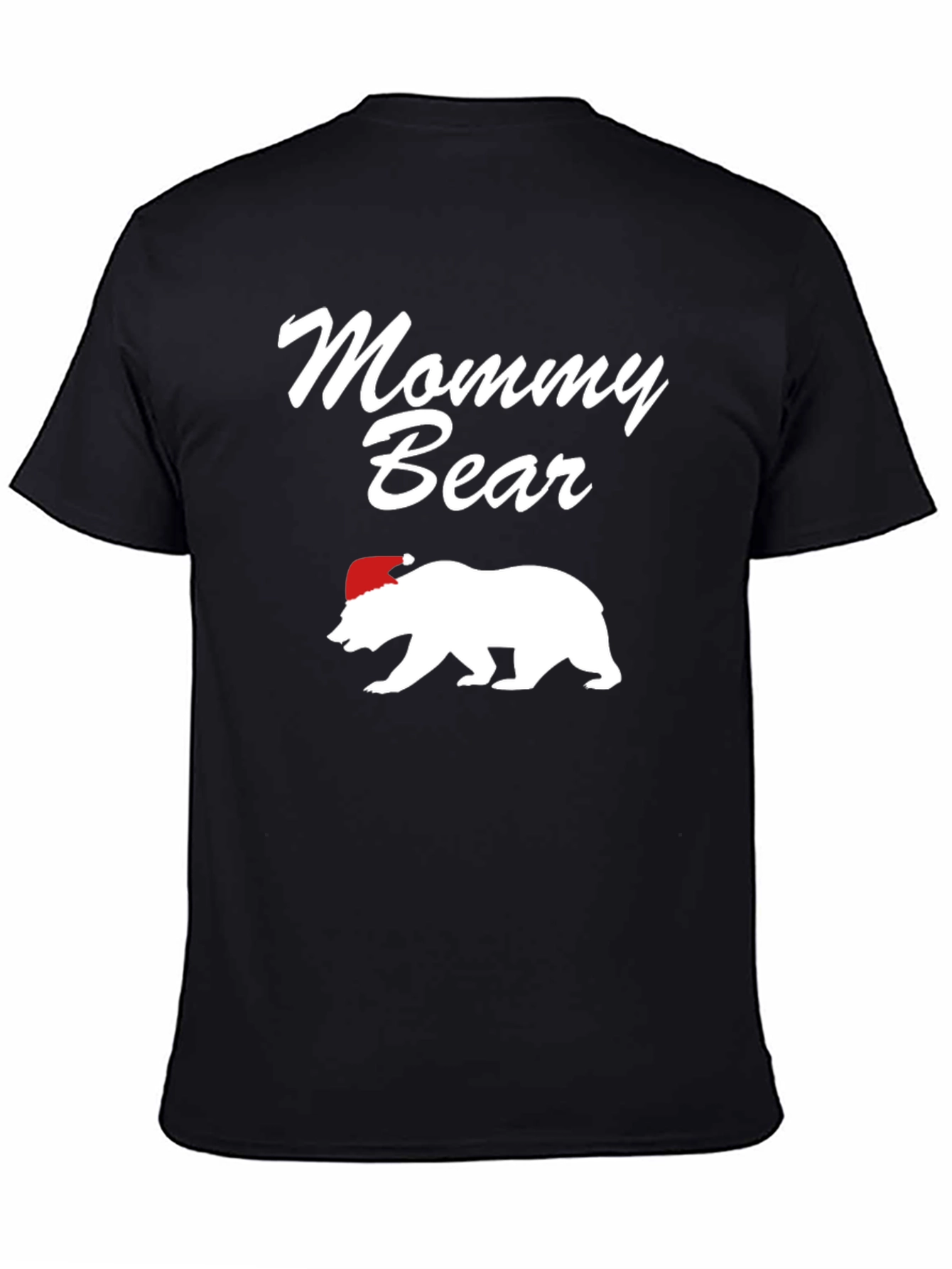 Mommy Bear Christmas T-Shirt - Holiday Family Matching Tee