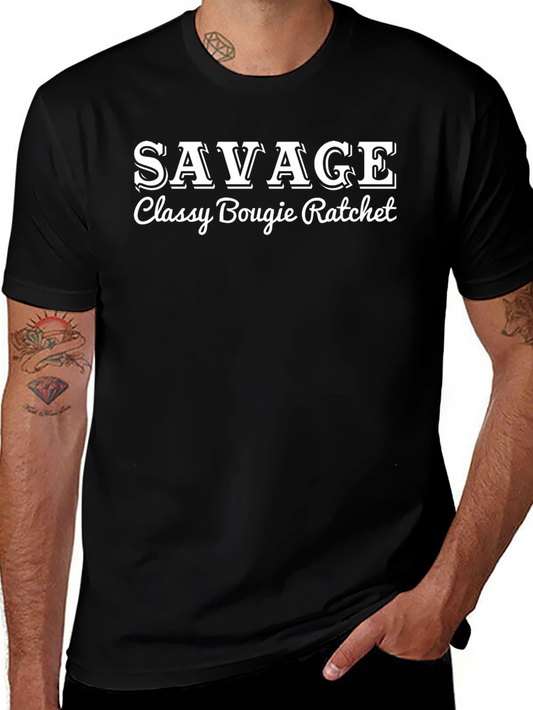 Savage Classy Bougie Ratchet Graphic T-Shirt