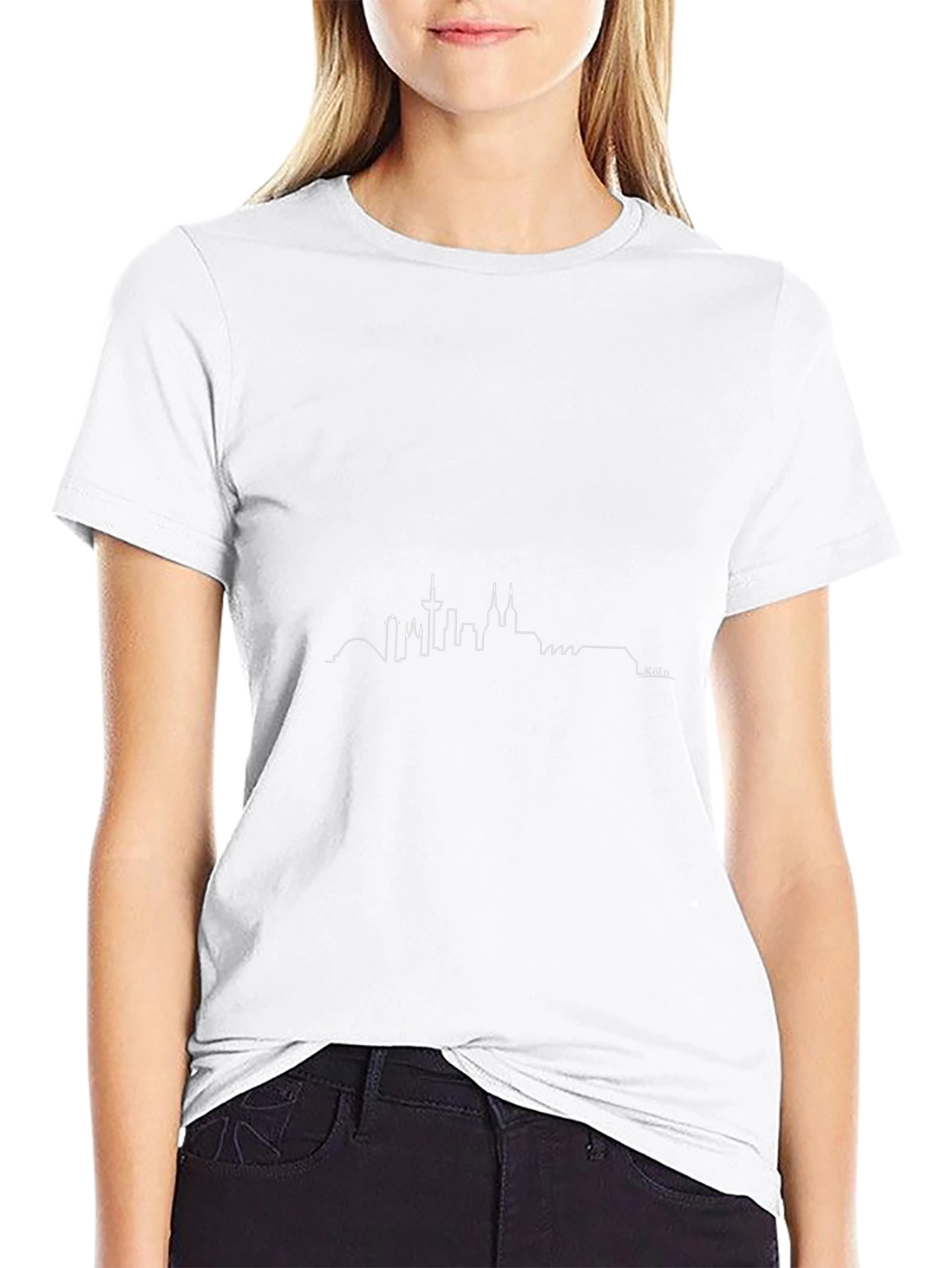 Cologne Skyline T-Shirt - Minimalist Graphic Tee