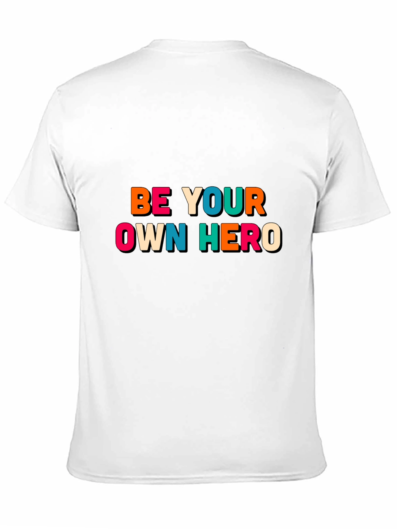 Be Your Own Hero Black Graphic Tee