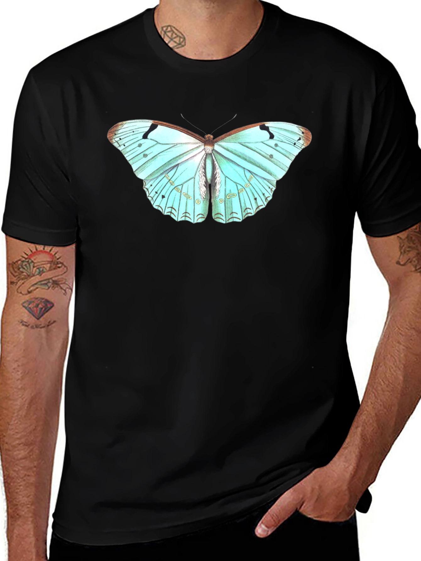 Butterfly Print T-Shirt