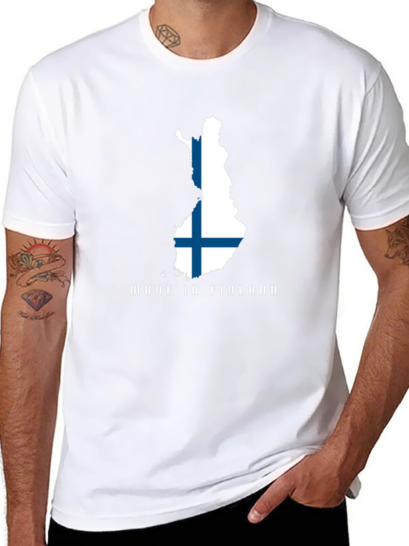 Made in Finland Flag T-Shirt