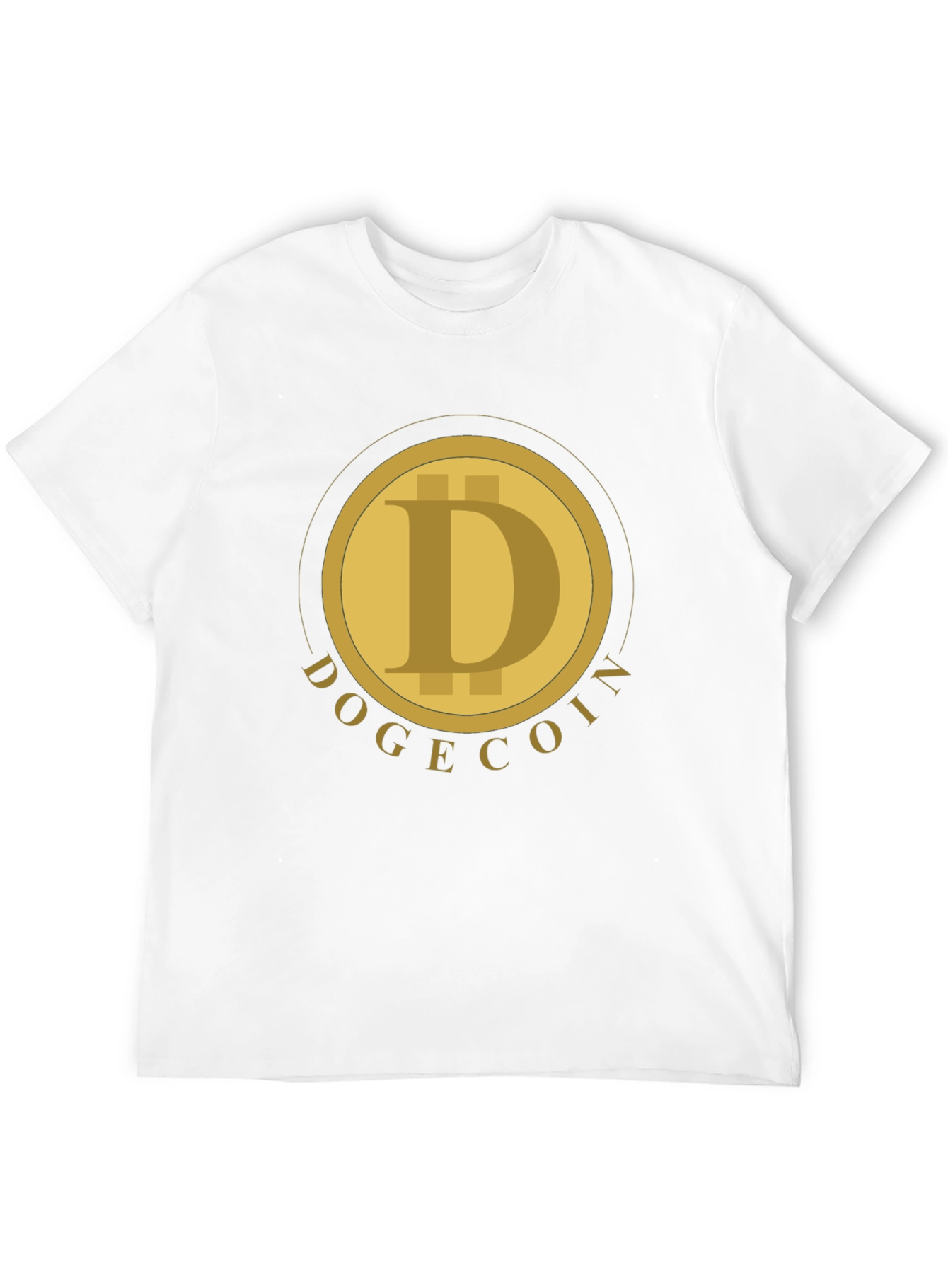 Dogecoin Crypto T-Shirt - Black Short Sleeve Tee