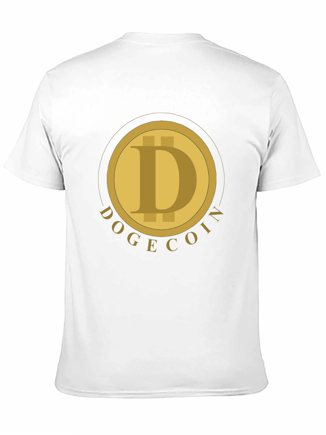 Dogecoin Crypto T-Shirt - Black Short Sleeve Tee