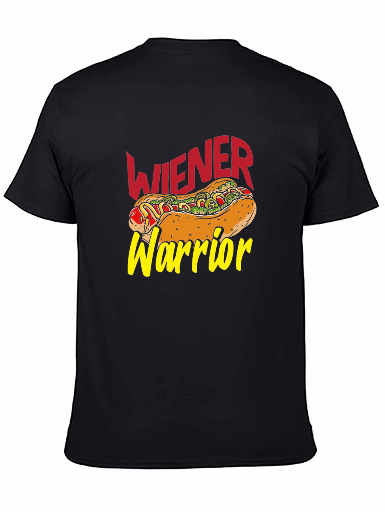 Wiener Warrior T-Shirt - Hot Dog Graphic Tee