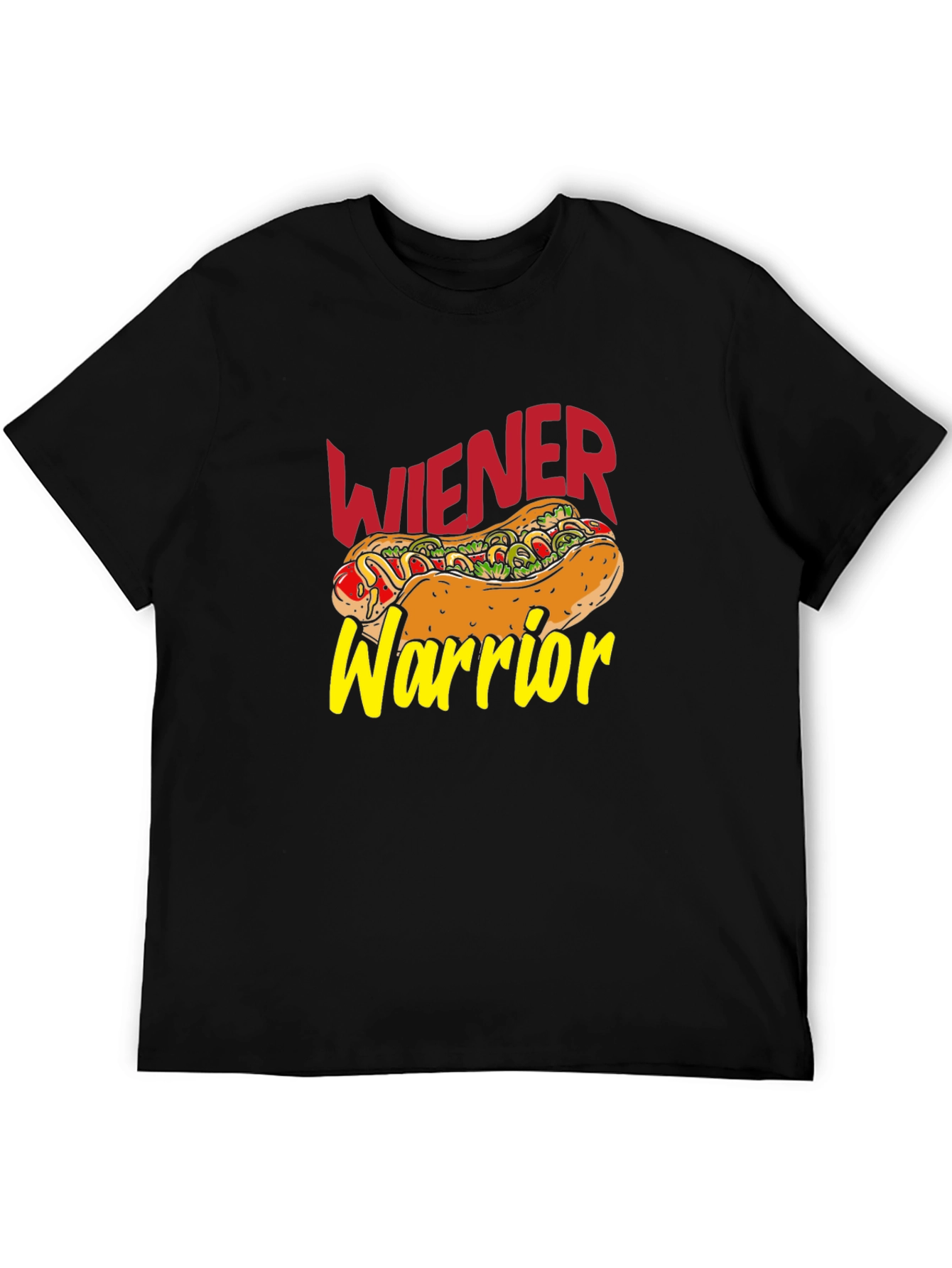 Wiener Warrior T-Shirt - Hot Dog Graphic Tee