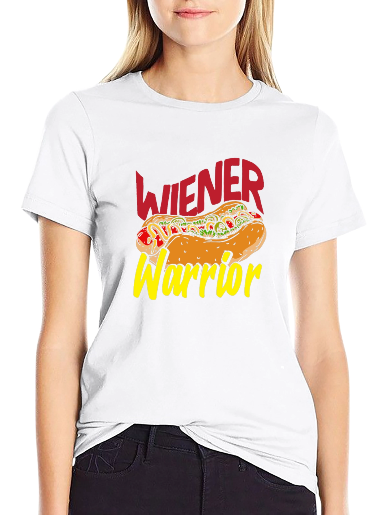 Wiener Warrior T-Shirt - Hot Dog Graphic Tee