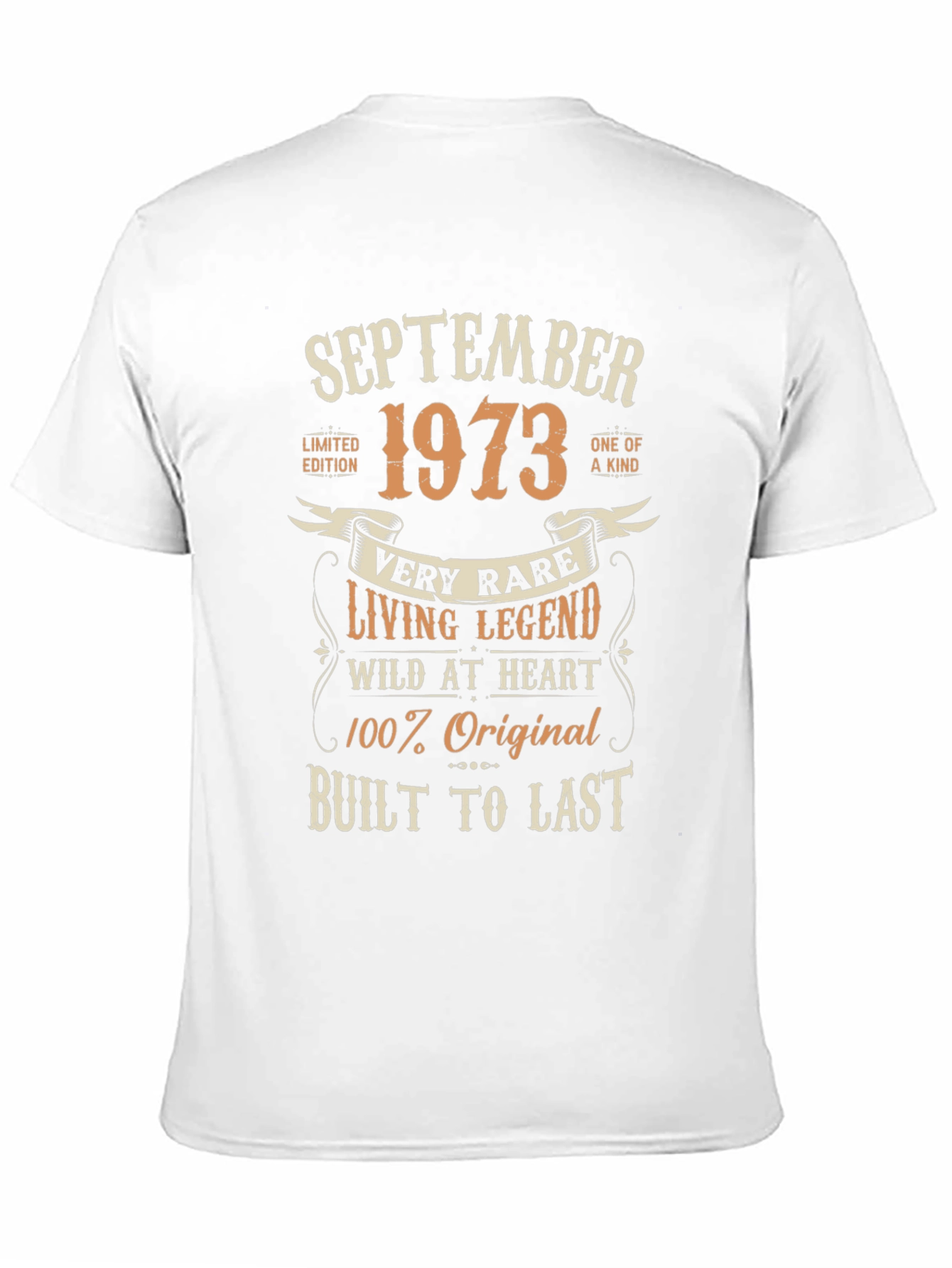 September 1973 Limited Edition Birthday T-Shirt
