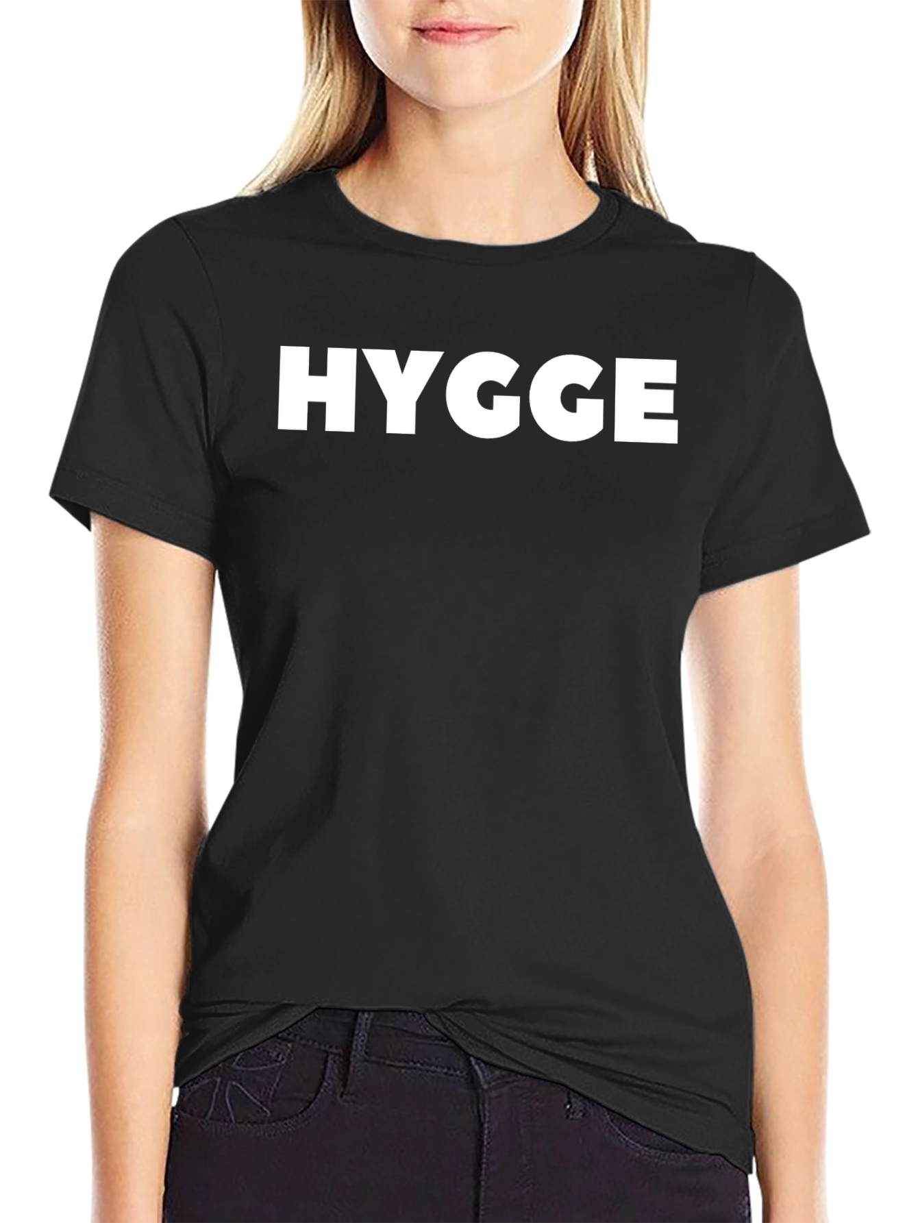 Hygge Black T-Shirt - Comfortable & Stylish