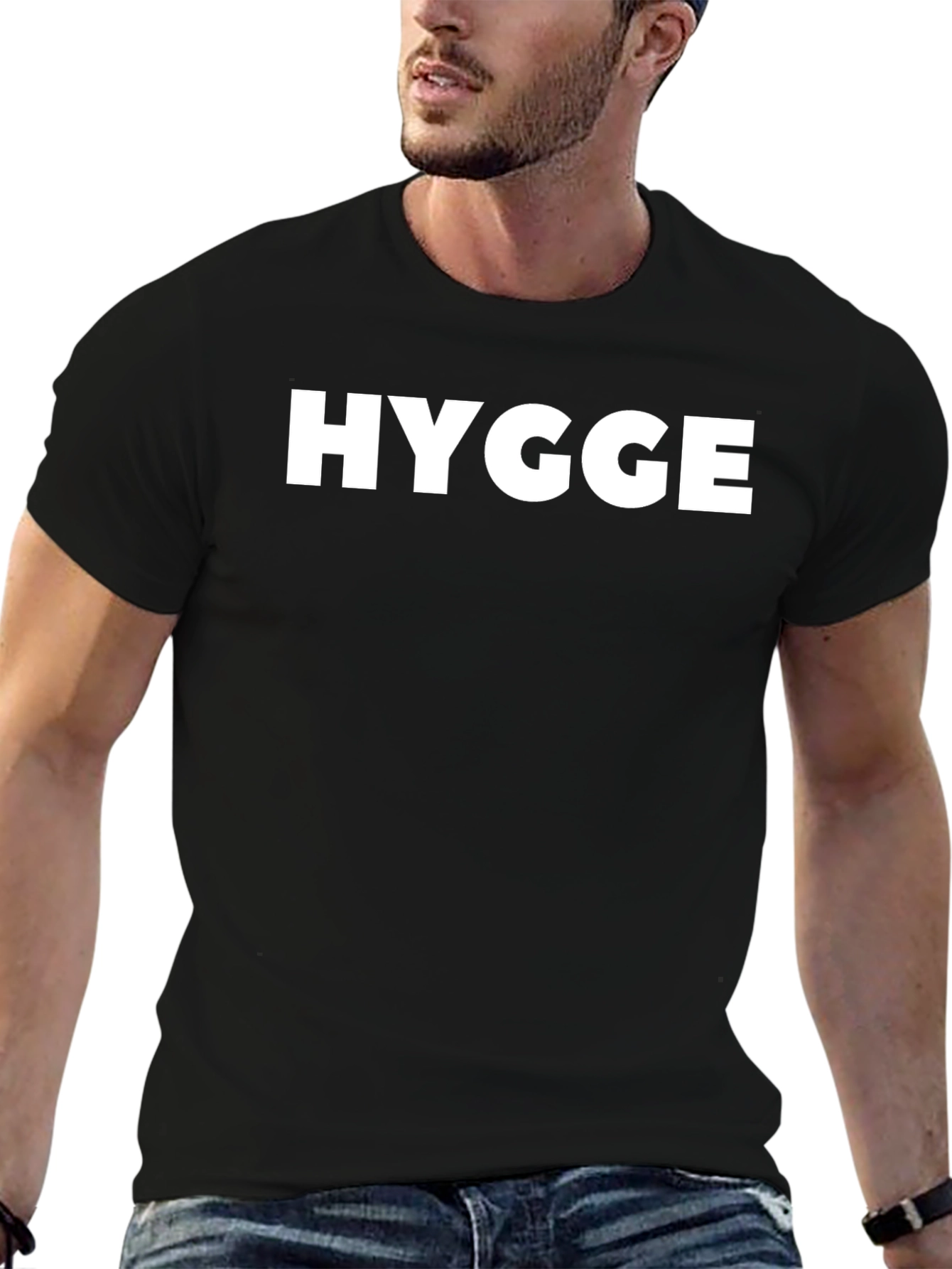 Hygge Black T-Shirt - Comfortable & Stylish
