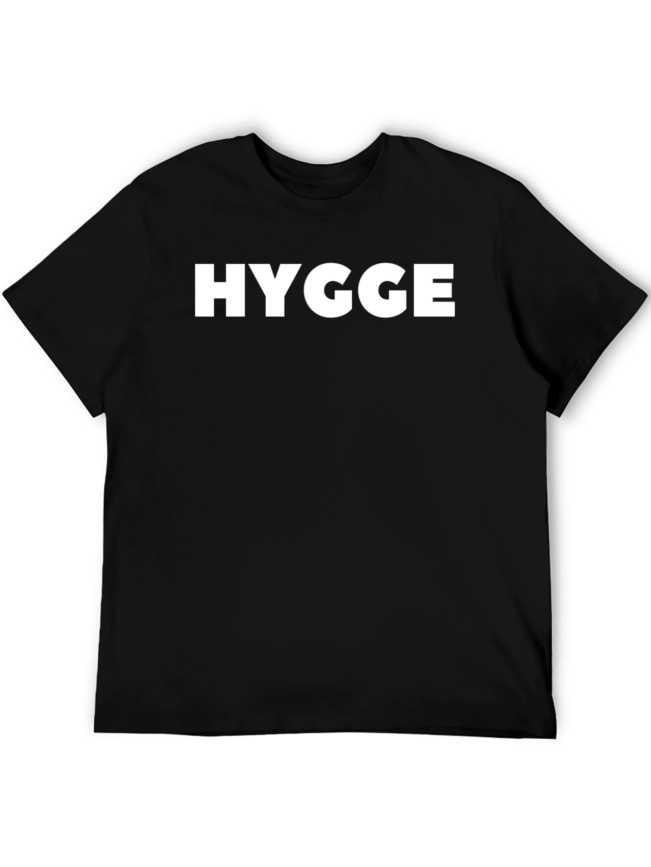 Hygge Black T-Shirt - Comfortable & Stylish