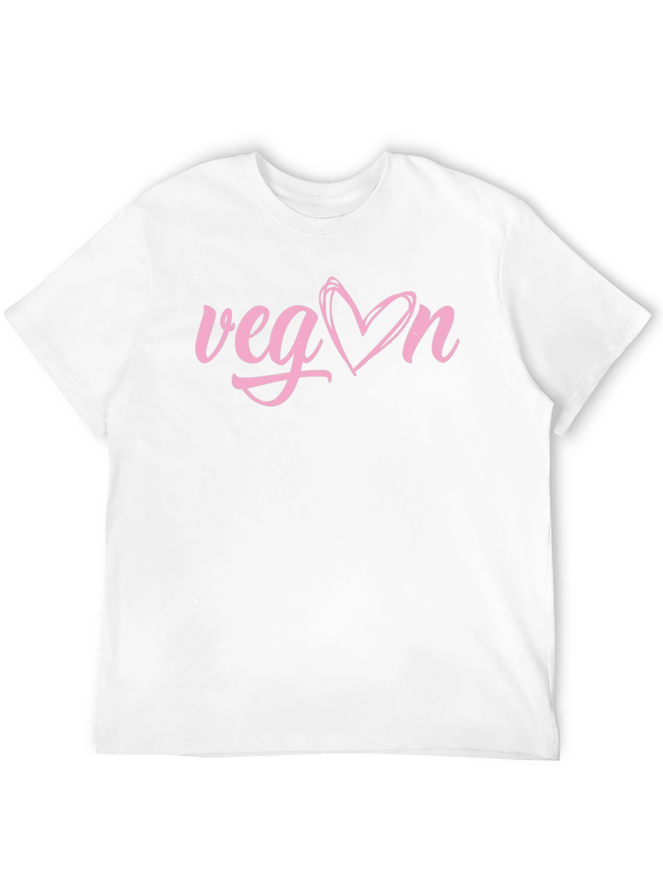 Vegan Heart Graphic Tee - Black