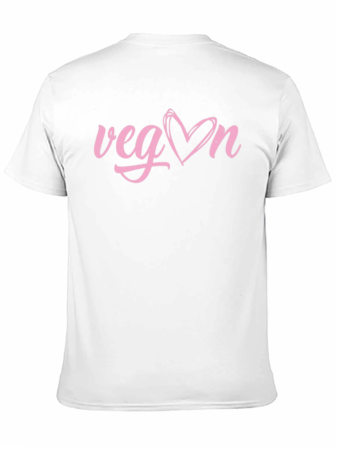 Vegan Heart Graphic Tee - Black