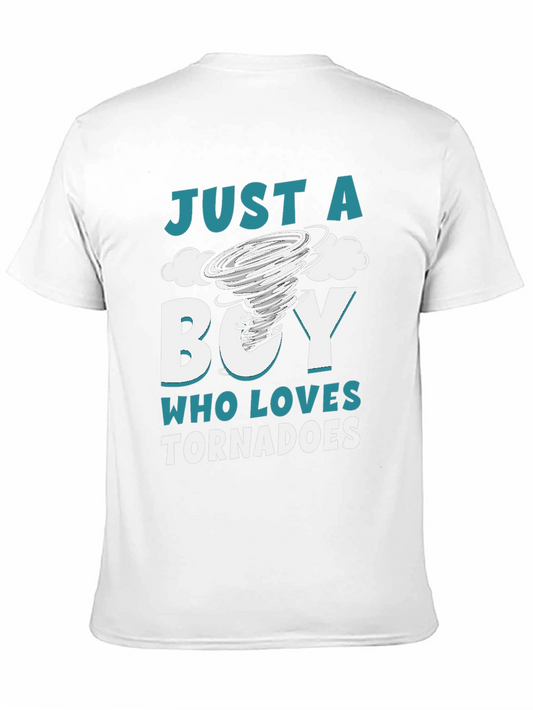 Just A Boy Who Loves Tornadoes T-Shirt