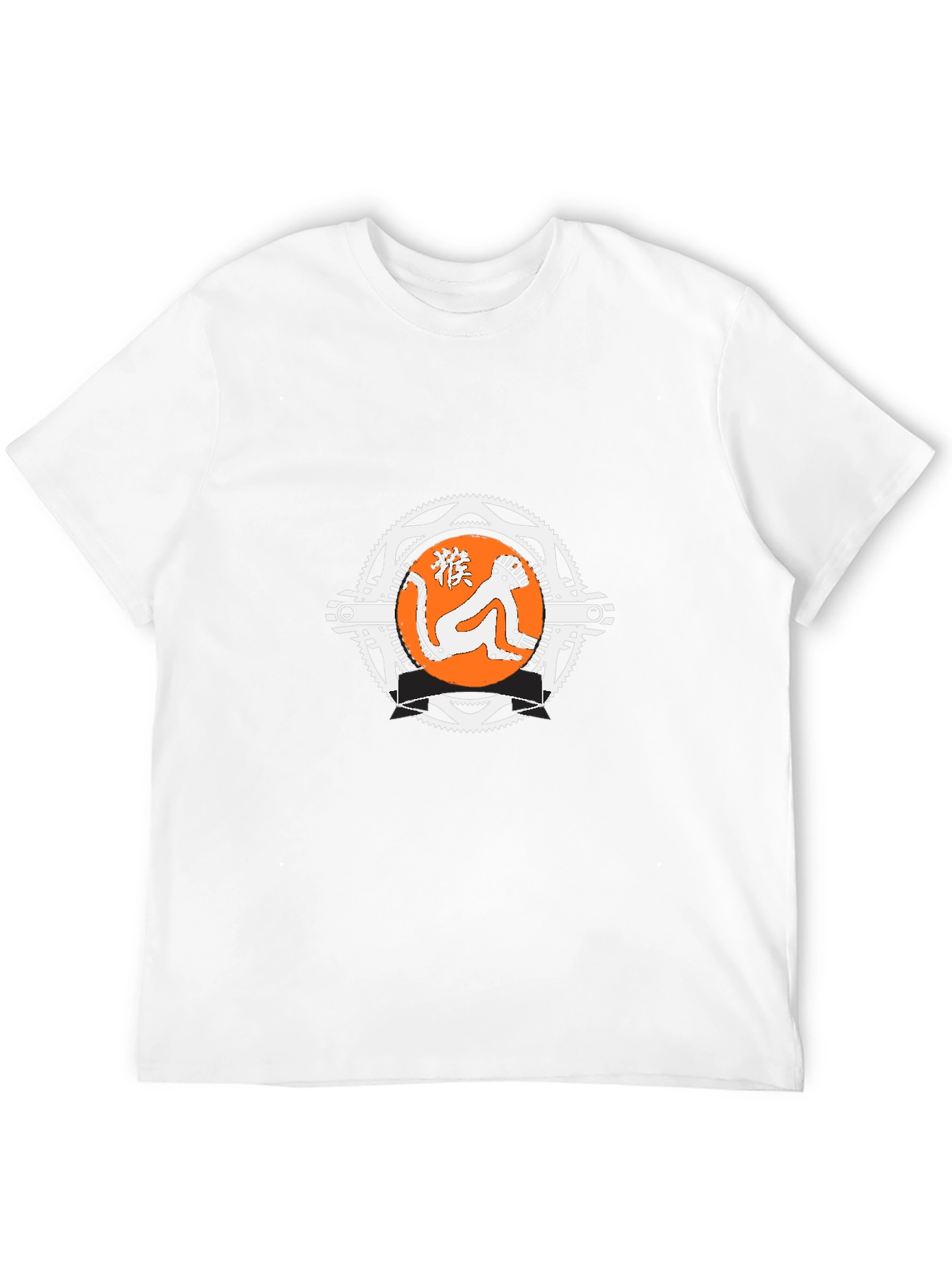 Black T-Shirt with Graphic Logo
