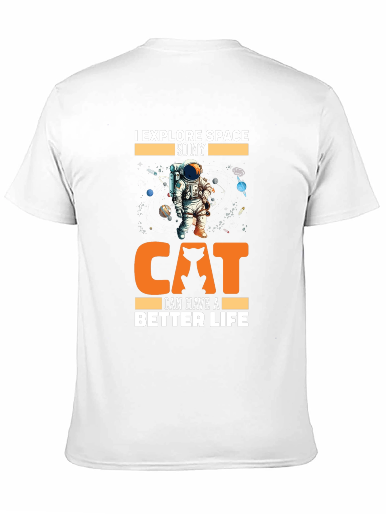 Explore Space Cat Lover T-Shirt
