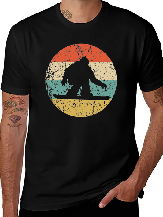Retro Snowboarder Graphic T-Shirt