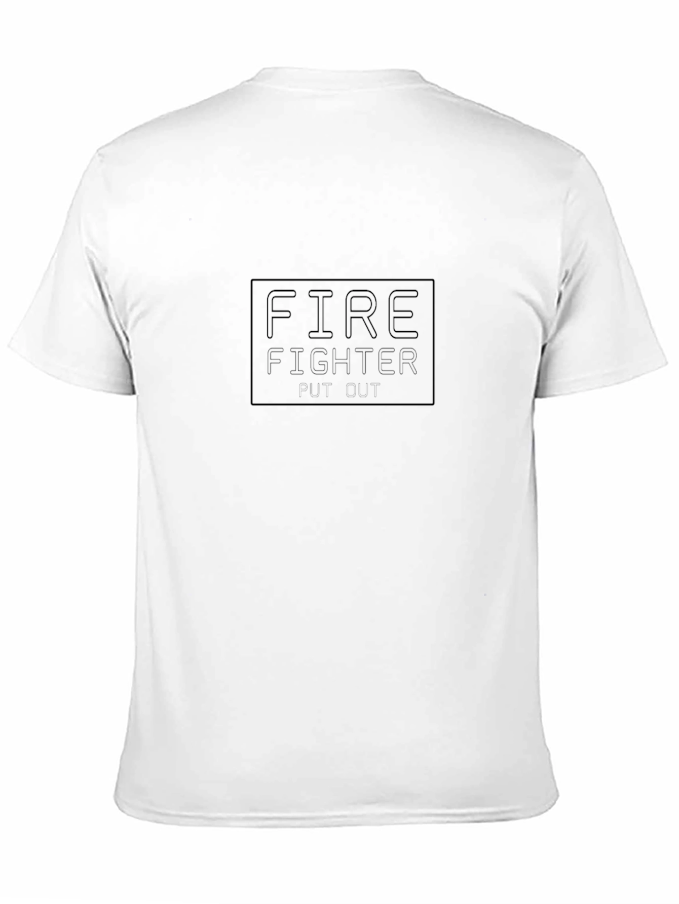Firefighter T-Shirt - Black Cotton Tee