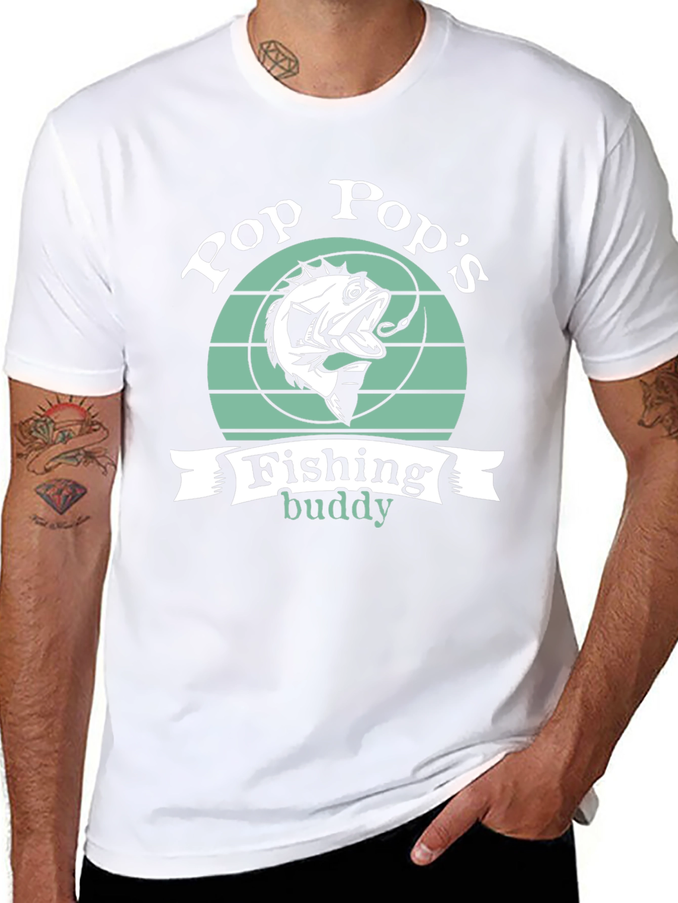 Pop Pops Fishing Buddy T-Shirt