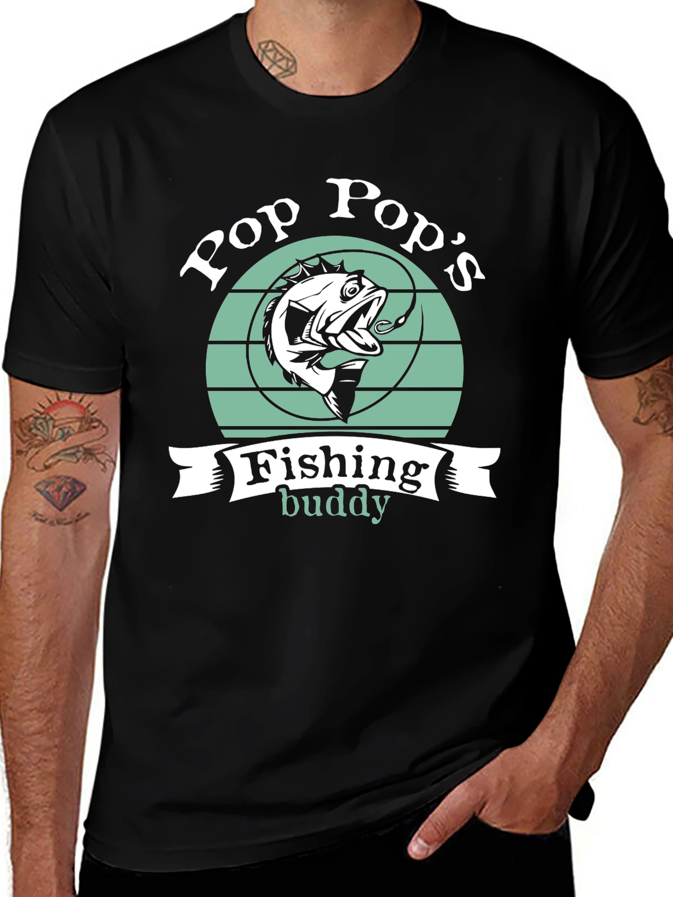 Pop Pops Fishing Buddy T-Shirt